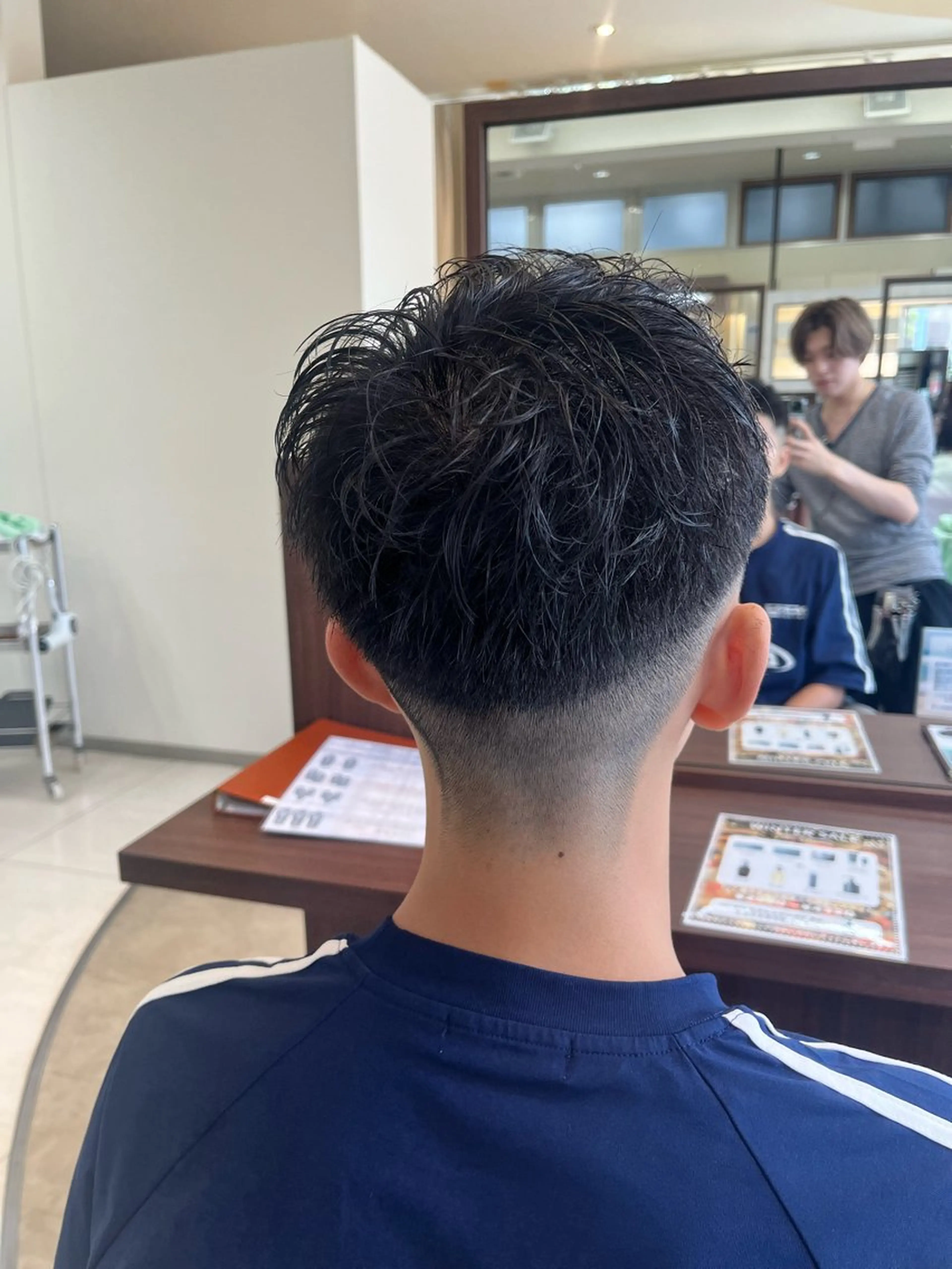 ショート メンズ フェードカット ショートヘア AROH  men's cut&men's perm 船橋店所属・🧊メンズ特化🧊 高木航希のヘアスタイル