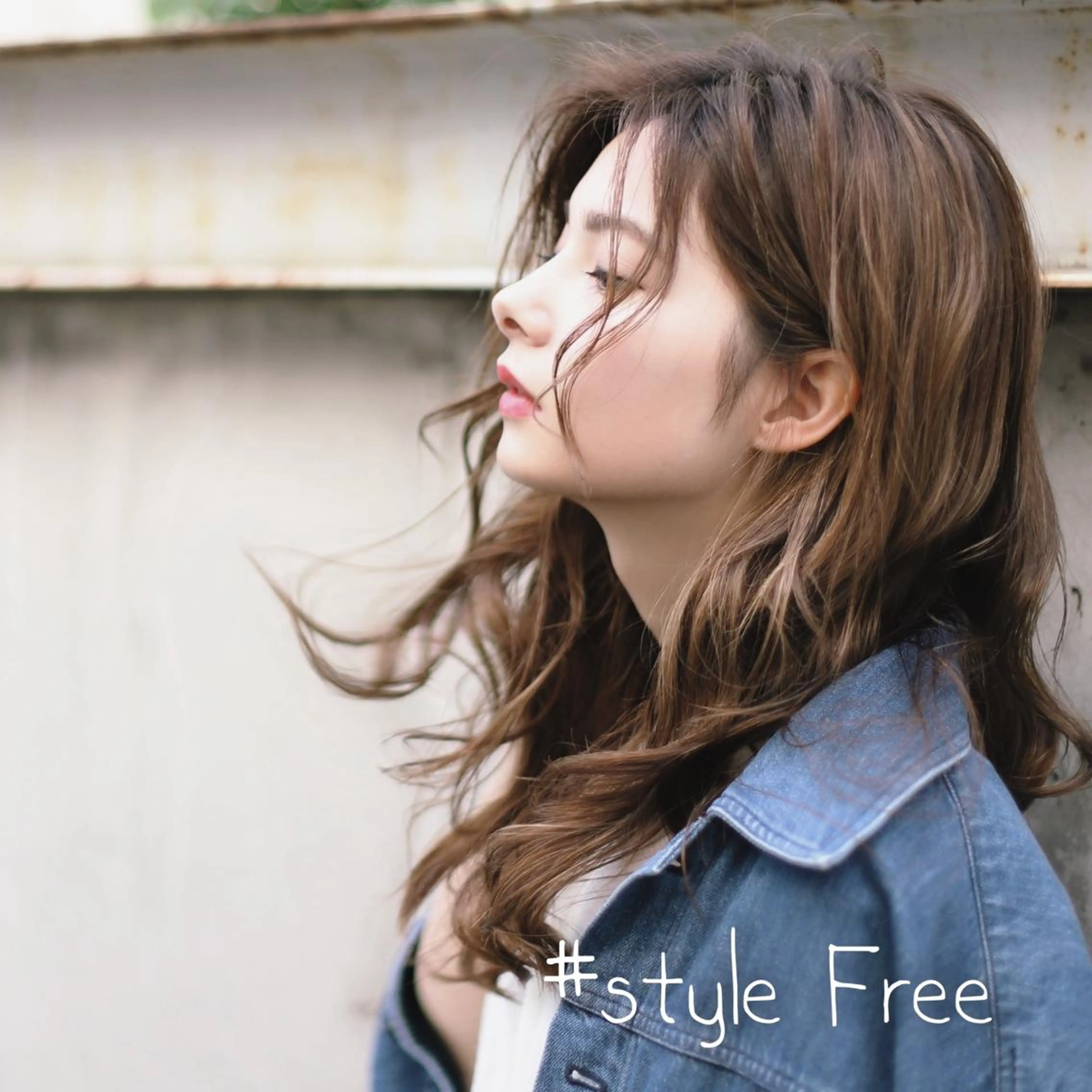 セミロング カラー ベージュカラー グレージュ ボブ くせ毛 顔周りカット 韓国レイヤー×透明感 髪質改善　武田涼のヘアスタイル