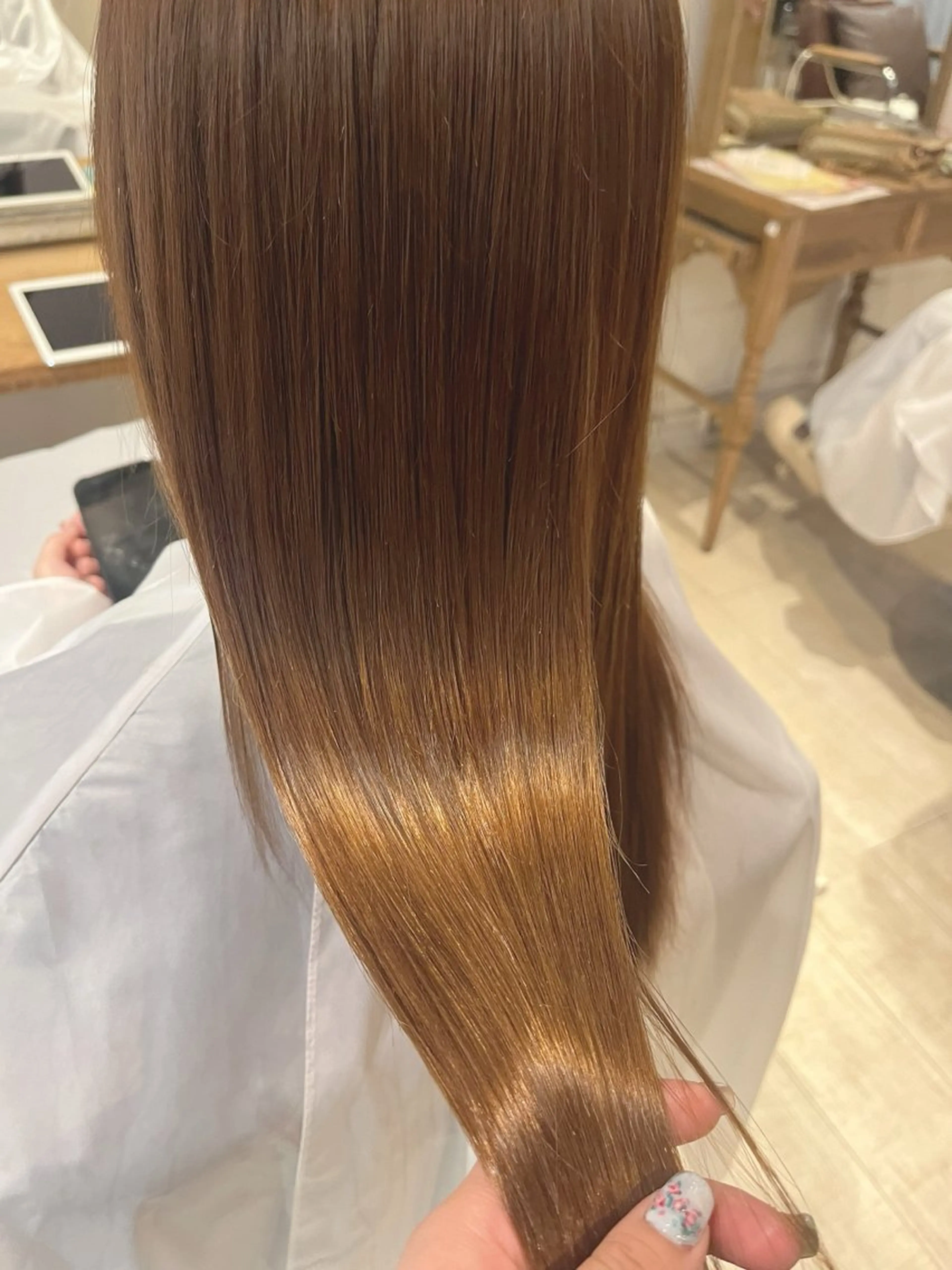 ロング 縮毛矯正 縮毛矯正 あらいしほ✩.*˚ ショートカットのヘアスタイル