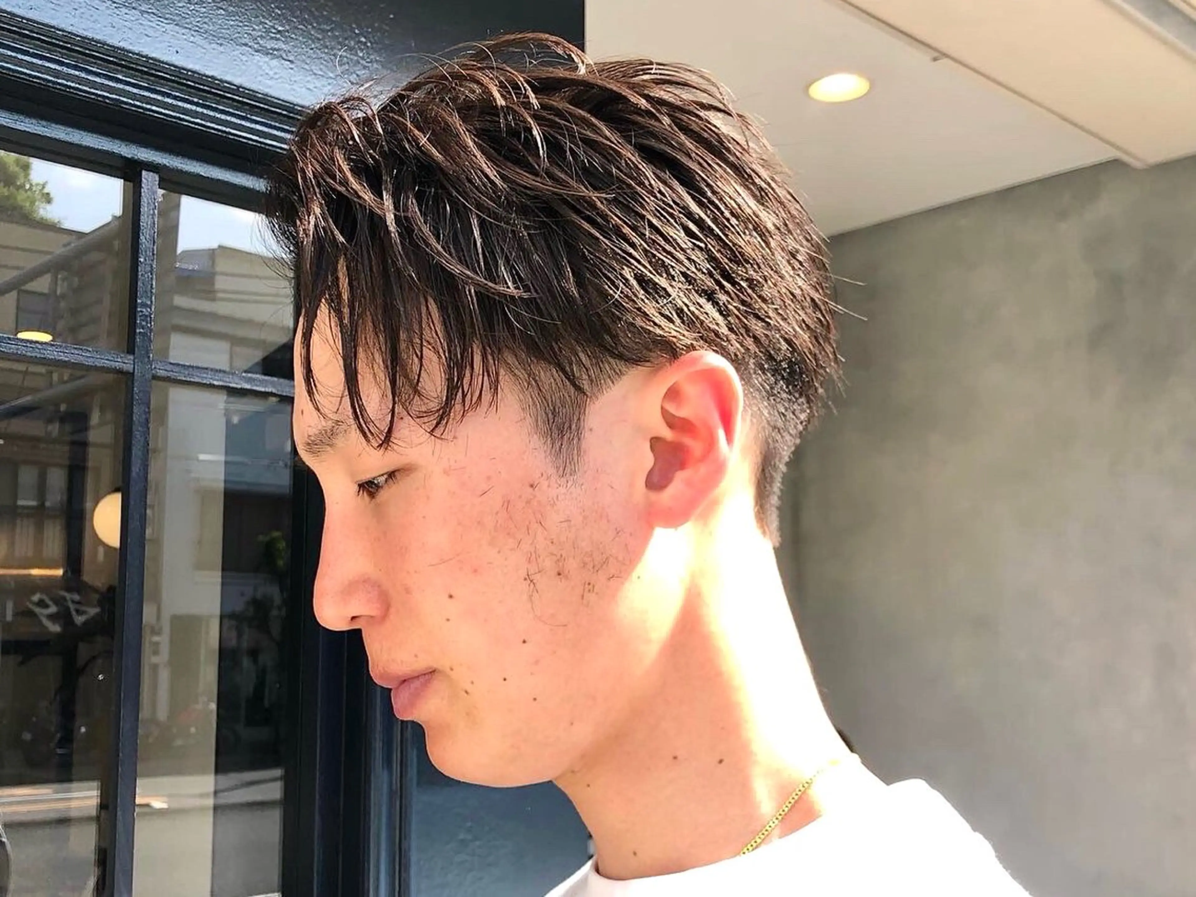 ショート メンズ フェードカット メンズパーマ スパイキーショート 刈り上げ ショートヘア カット MENSCOCO 清澄白河前田貫太✂️のヘアスタイル