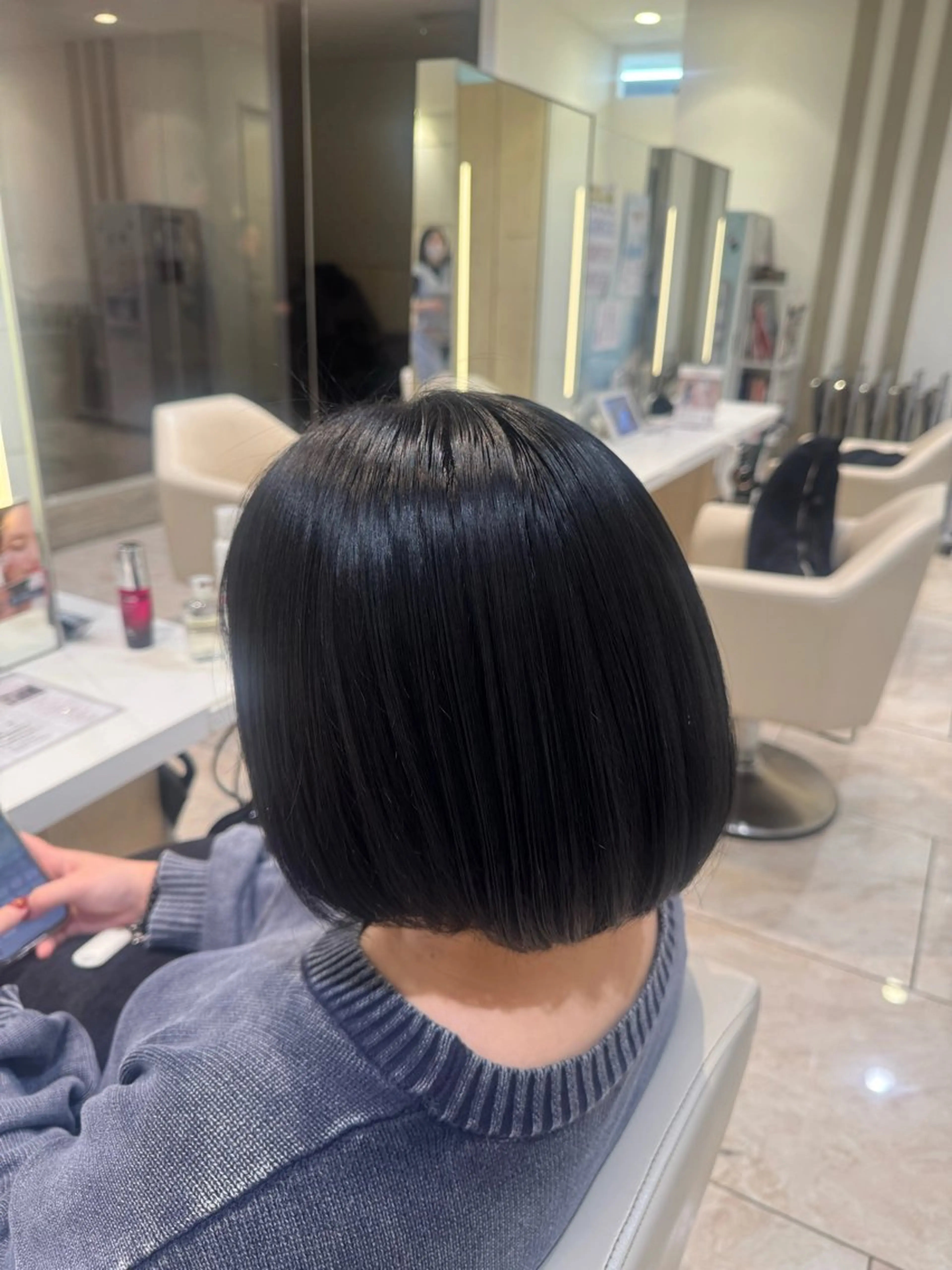 ロング カラー トリートメント カット ヘアカラー ボブ✂️ スパ🫧kurehaのヘアスタイル