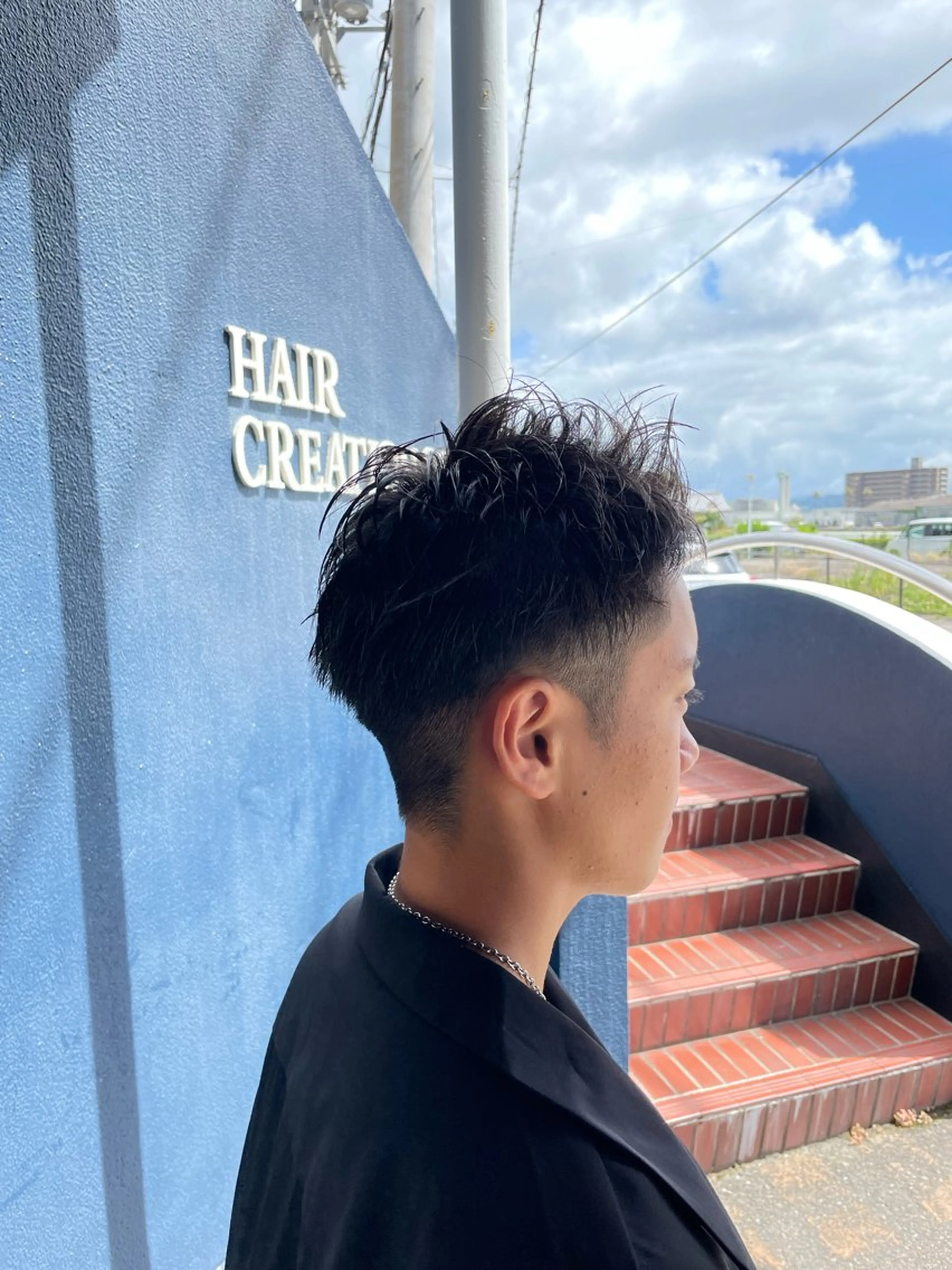 ショート メンズ カット 西岡 勇人のヘアスタイル