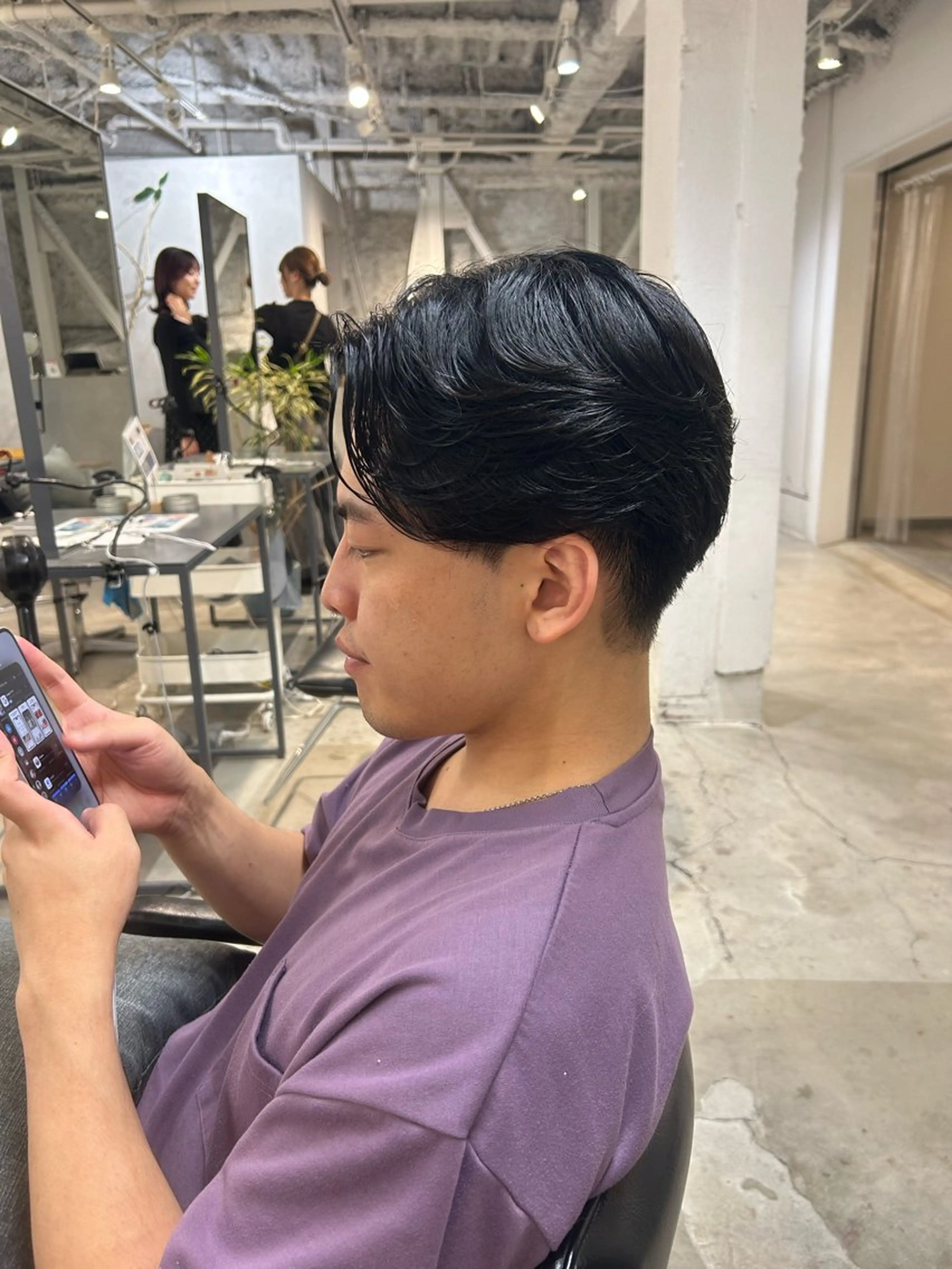パーマ メンズ 💈癖毛の救世主 曲がる縮毛矯正💈のヘアスタイル