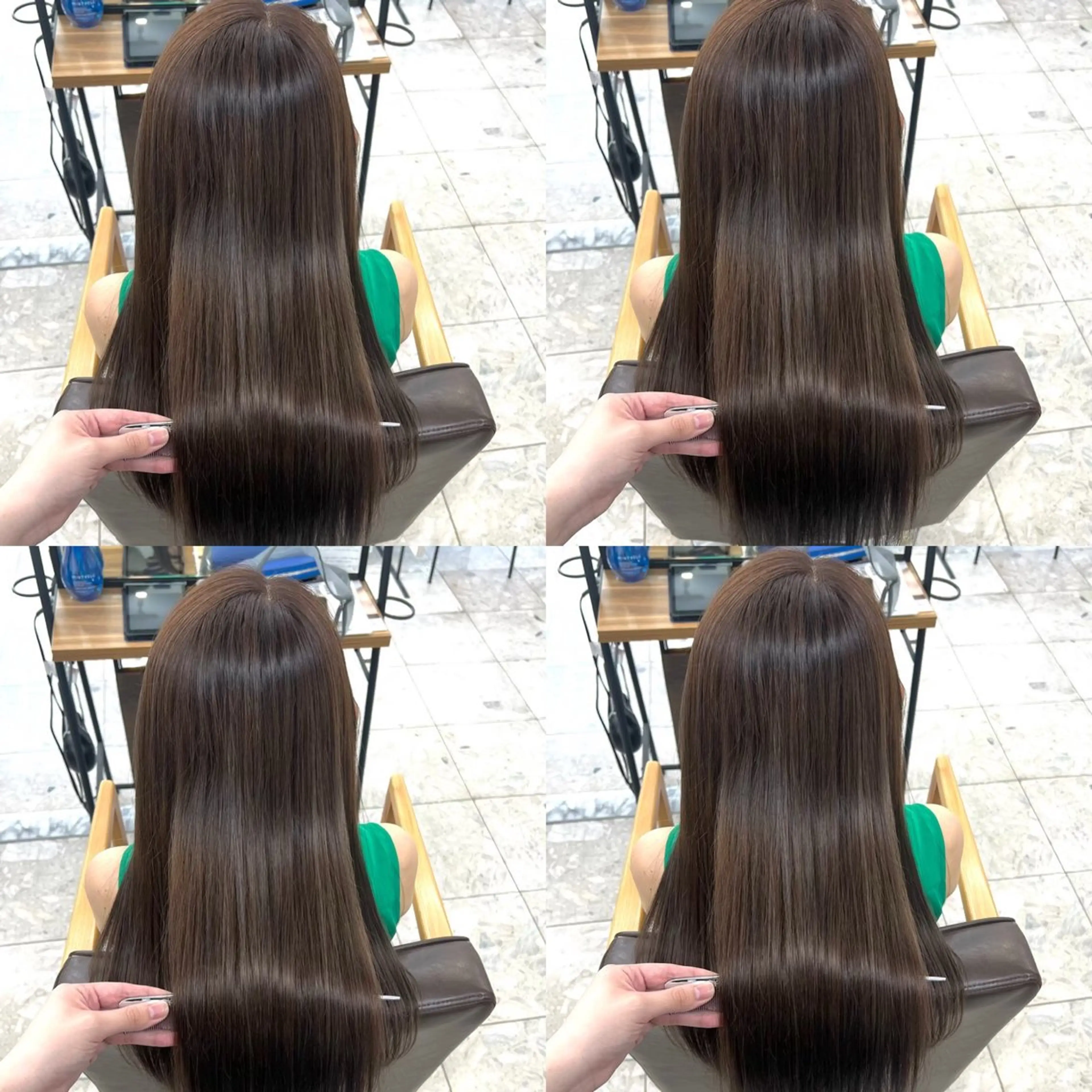 セミロング 髪質改善 縮毛矯正 💍艶髪の神様💍 ウチマダイのヘアスタイル