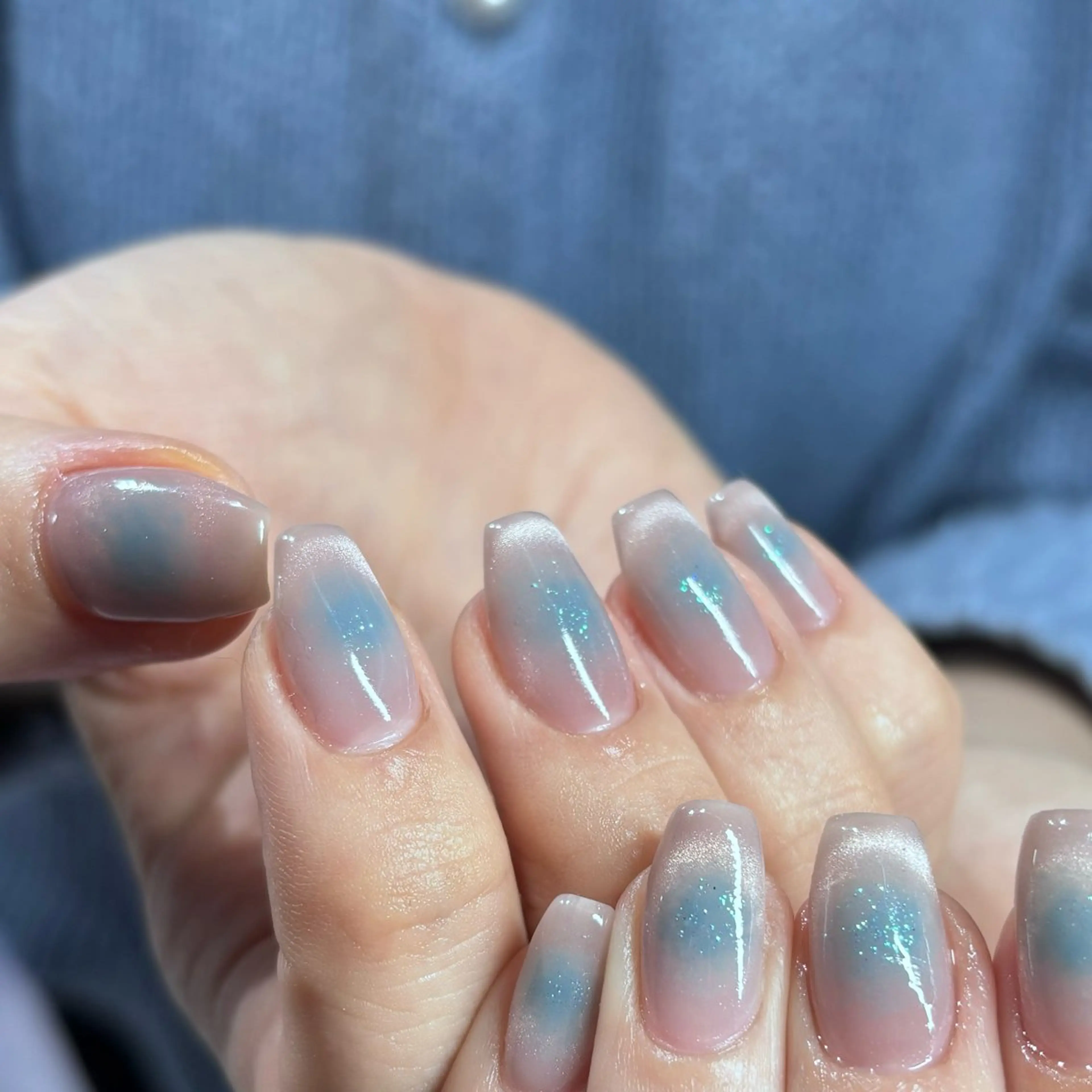 ネイル チークネイル フレンチネイル CLALA Makoのネイルデザイン