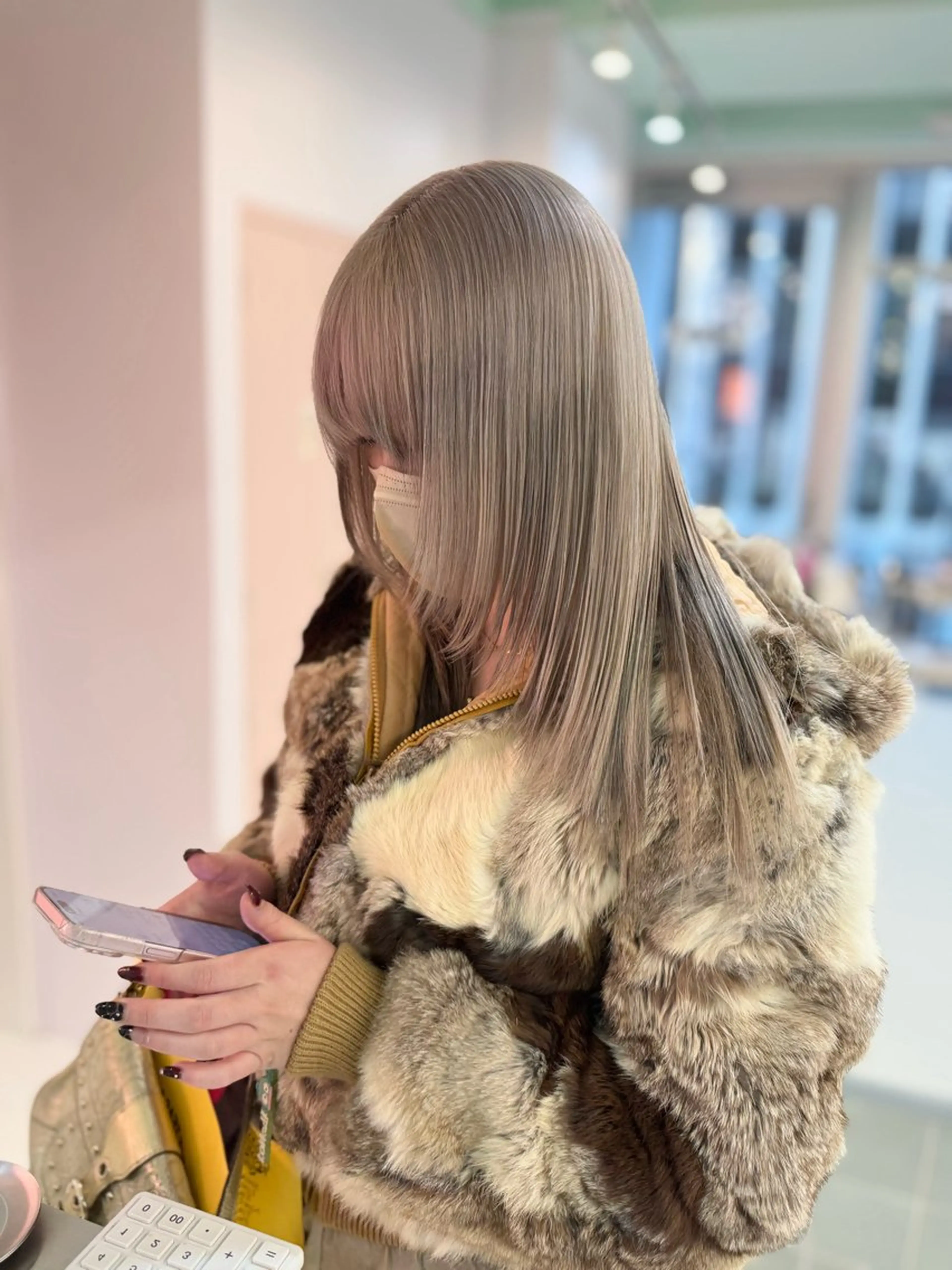 カラー YUZUKI艶カラー /似合わせ小顔カットのヘアスタイル