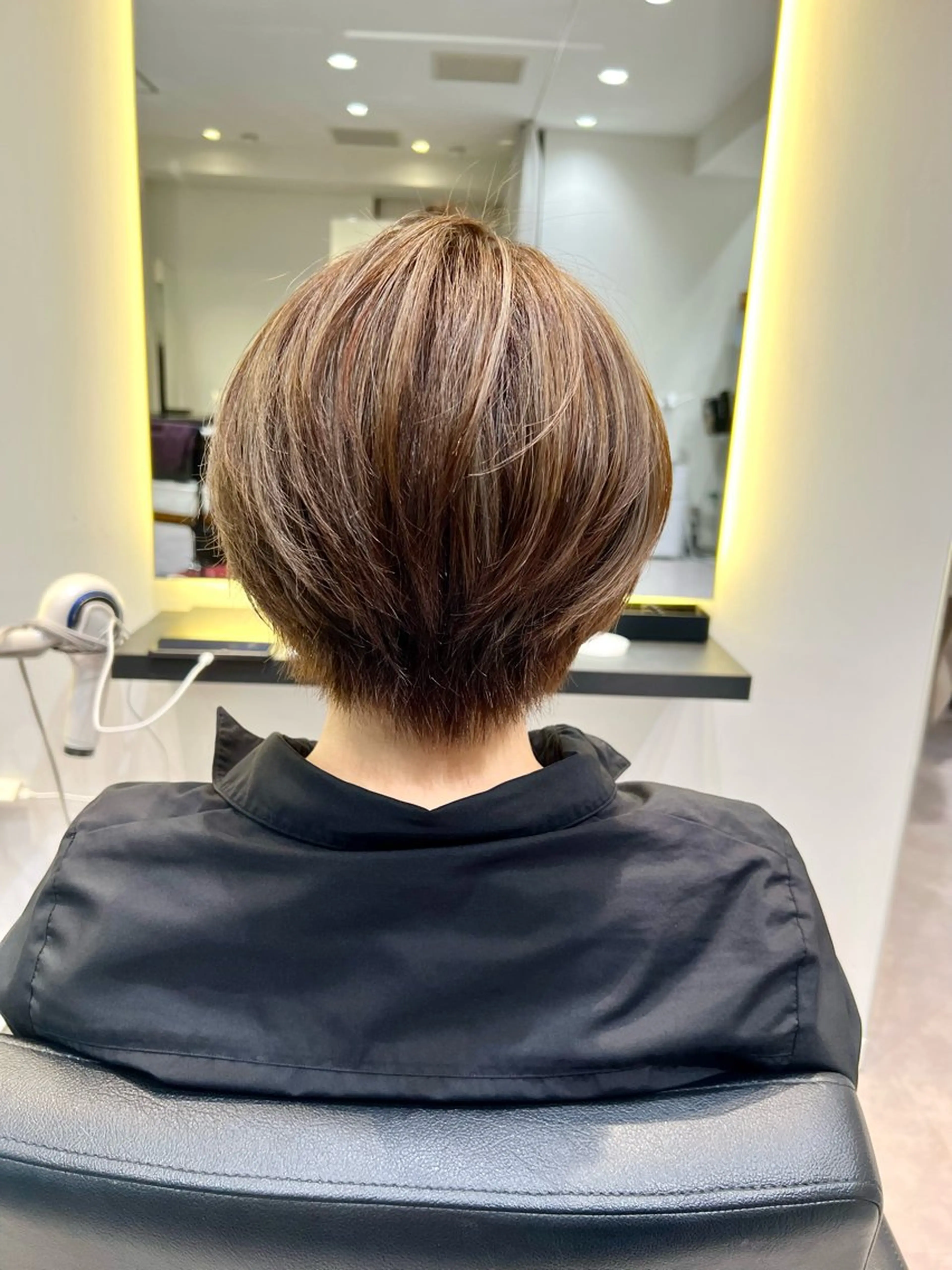 ショート 無料カットモデル/ 丸みショート/たくみのヘアスタイル