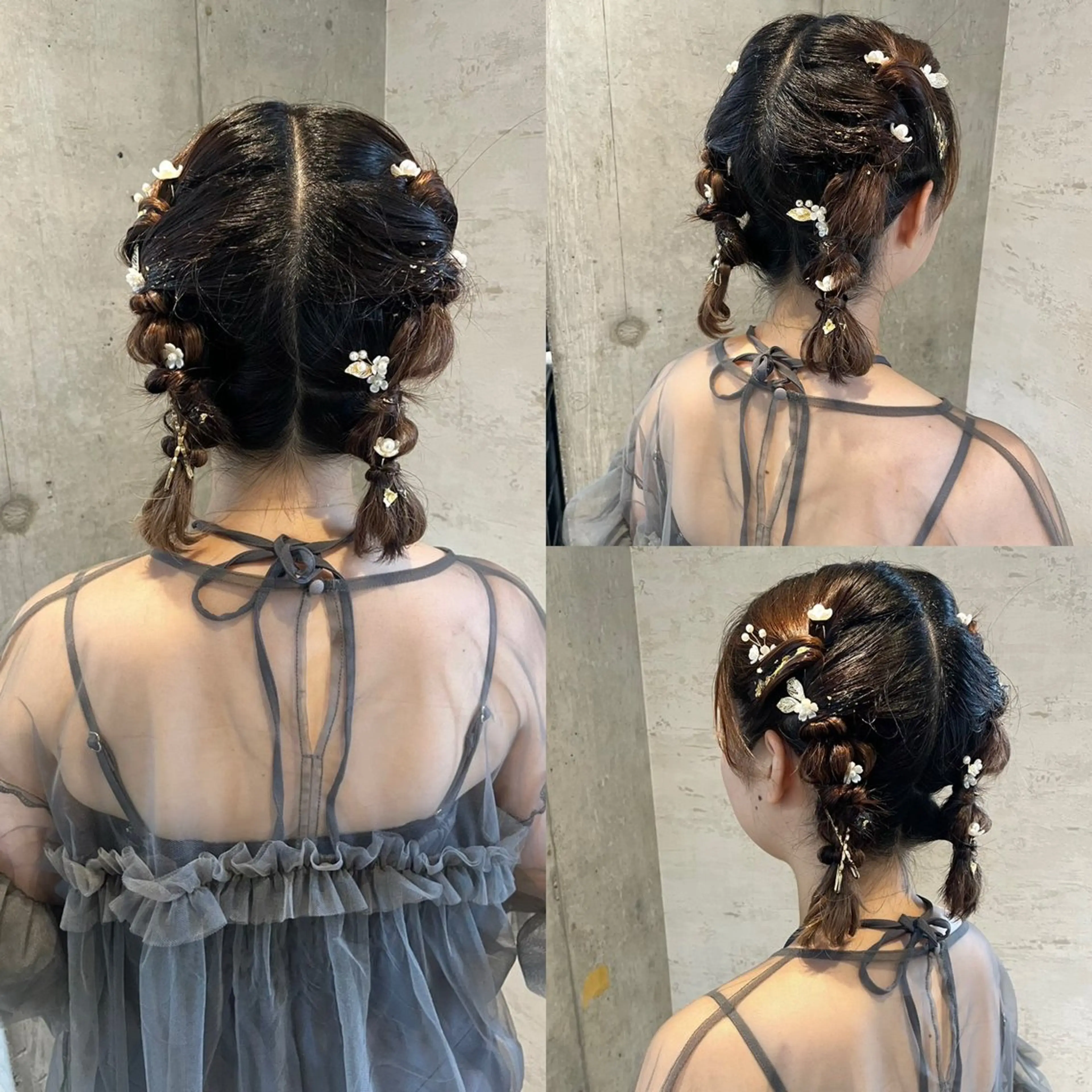 ミディアム ヘアアレンジ ヘアセット Reve resort所属・美髪× ヘアセット✨Araiのヘアスタイル