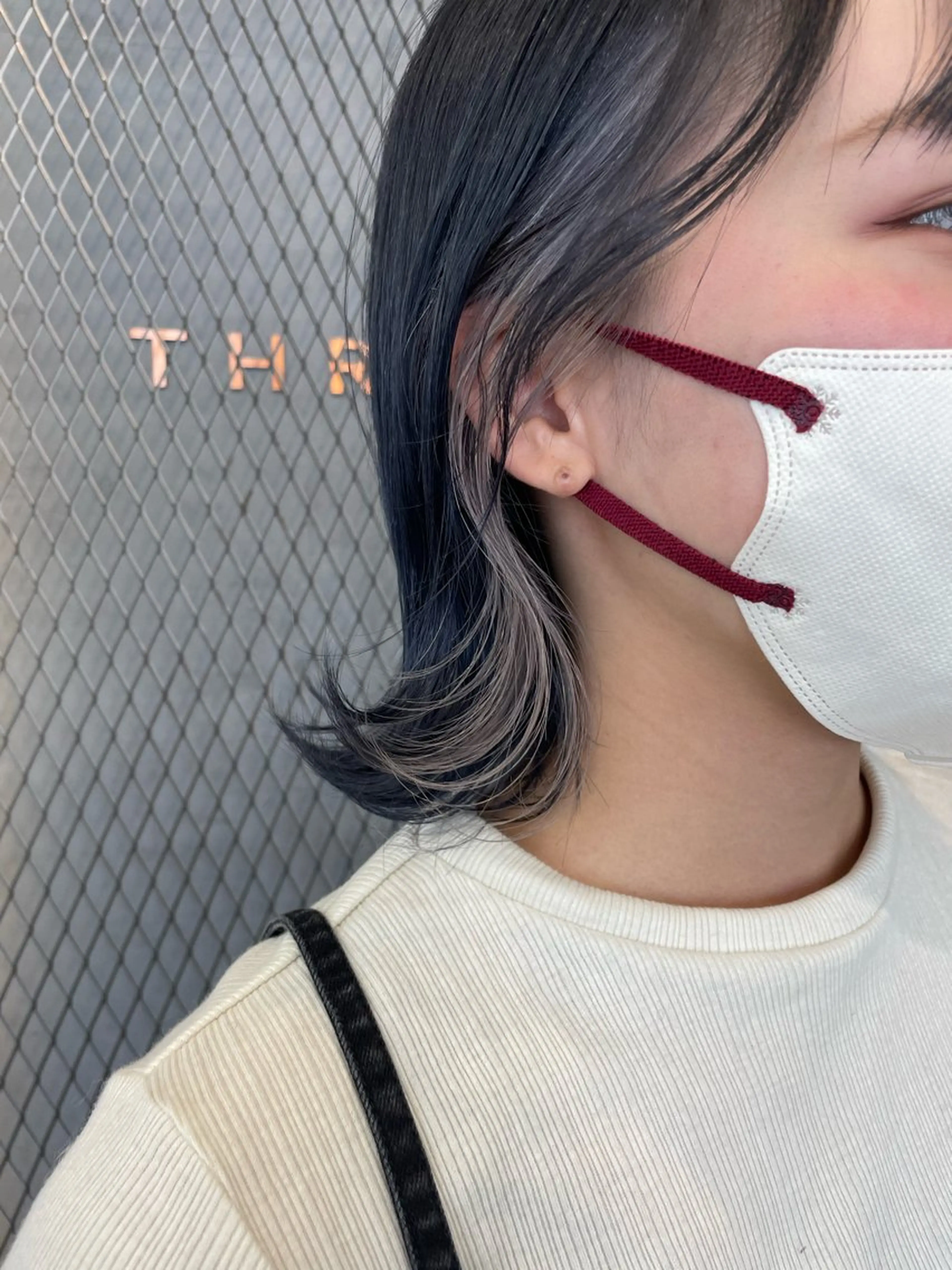 カラー ヘアカラー THREE...HAKATA　BLEACH所属・Riri /ヘアセットのヘアスタイル