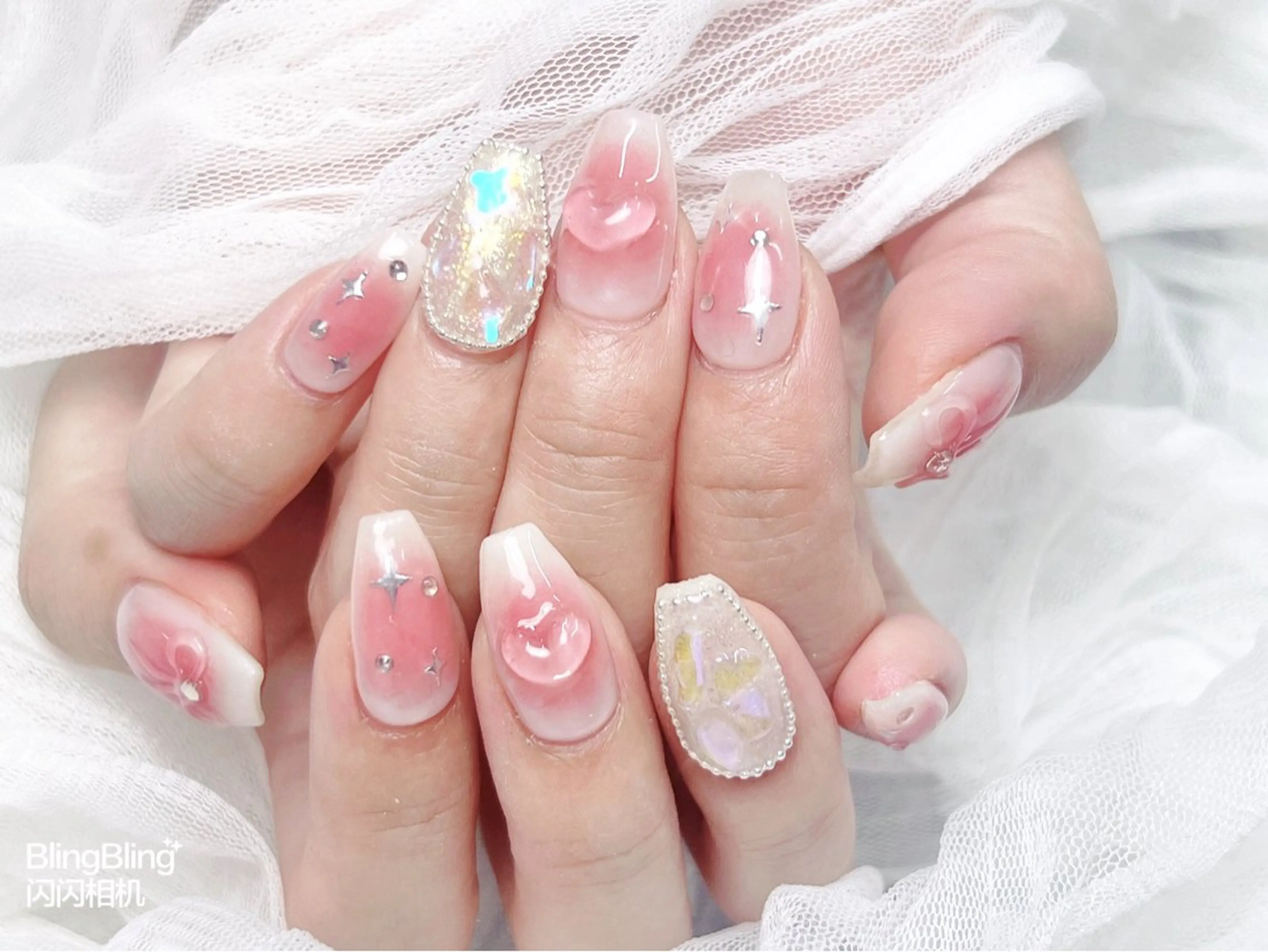 🌸チークネイル「初回ジェルオフ無料ケア込み」￥8980→¥6980の写真