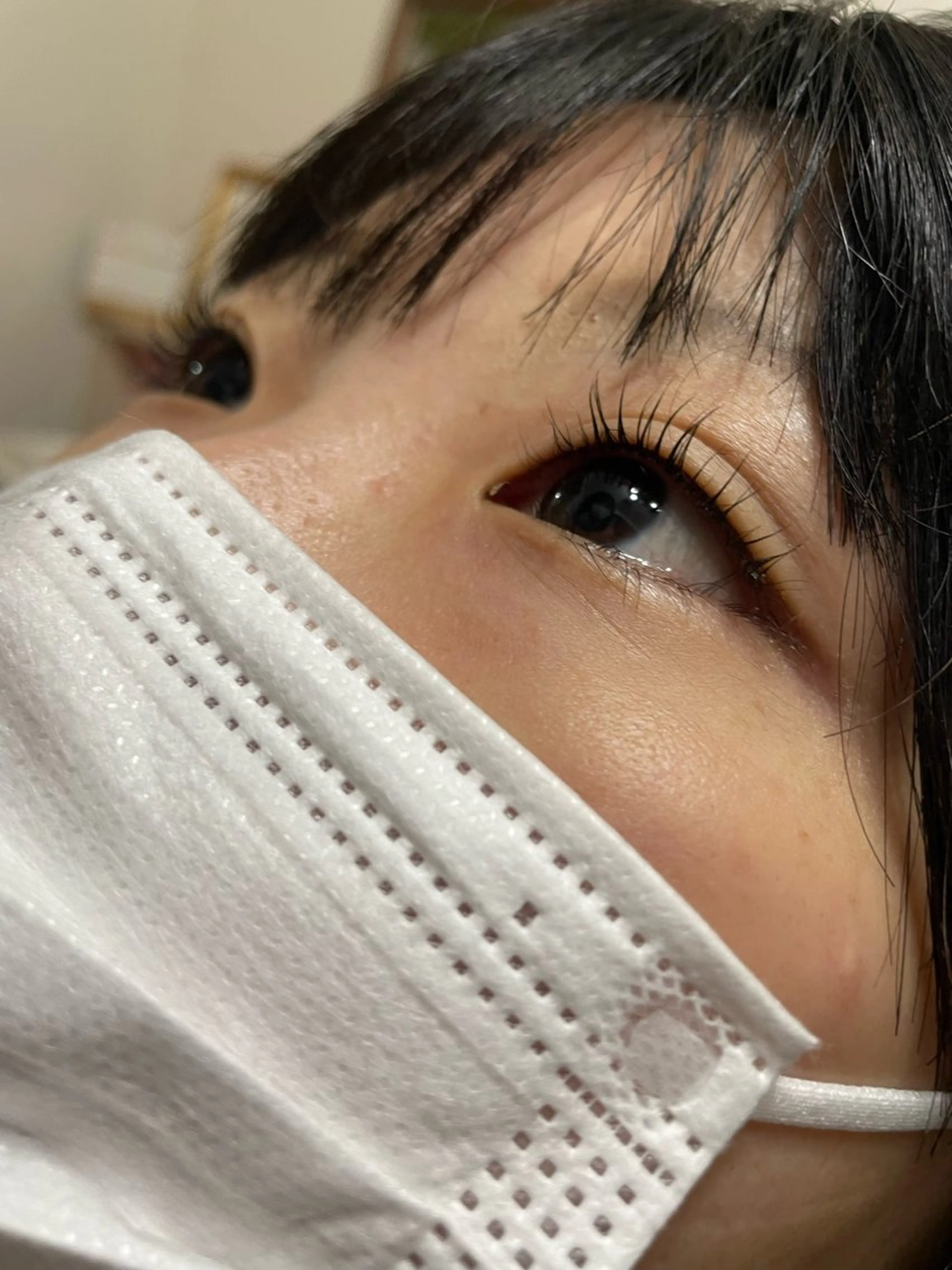 下まつげパーマ 逆さまつげの方や下まつげにマスカラを塗る方にオススメです！の写真