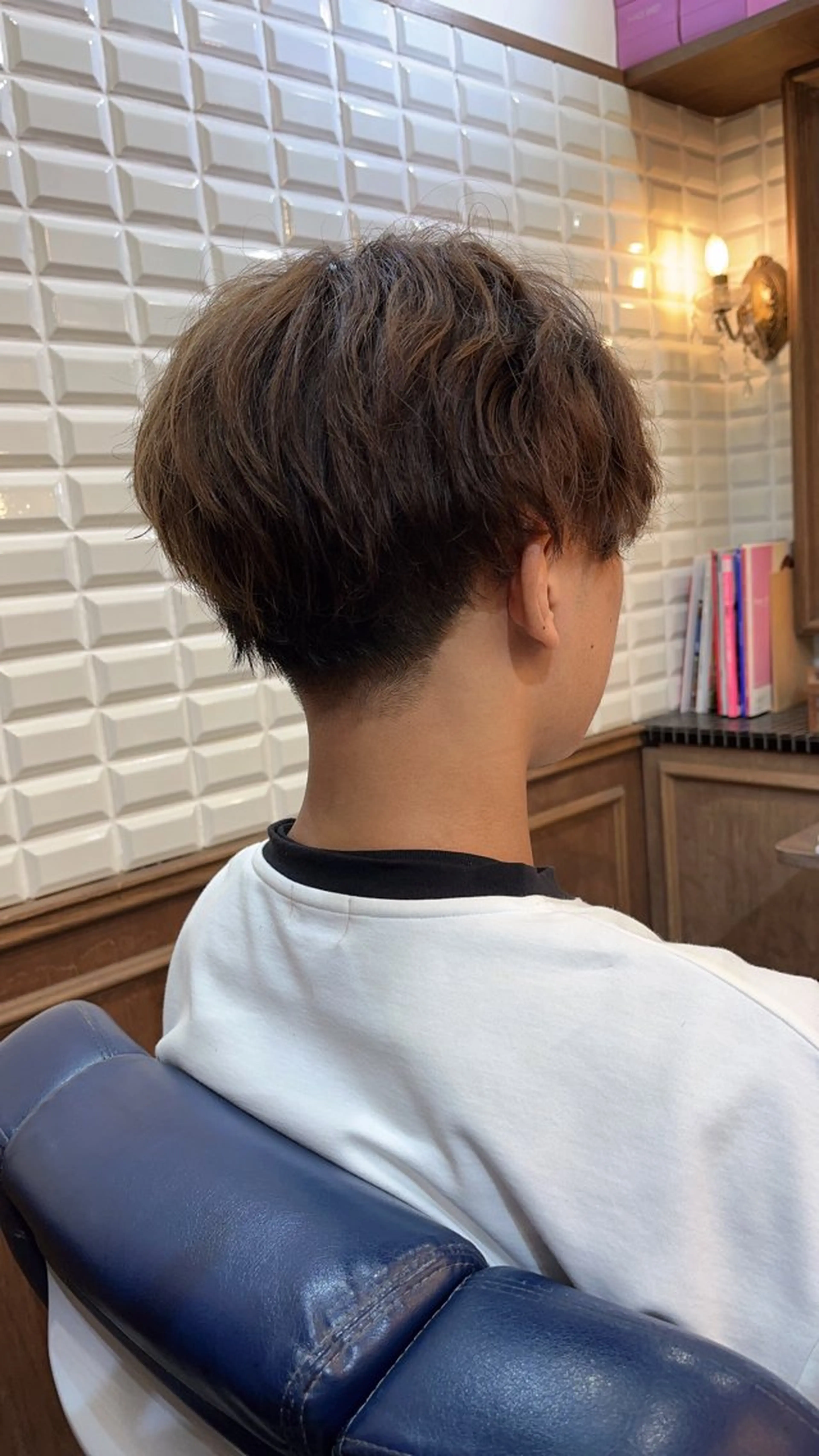 パーマ メンズ lupinus中田 塩屋のヘアスタイル