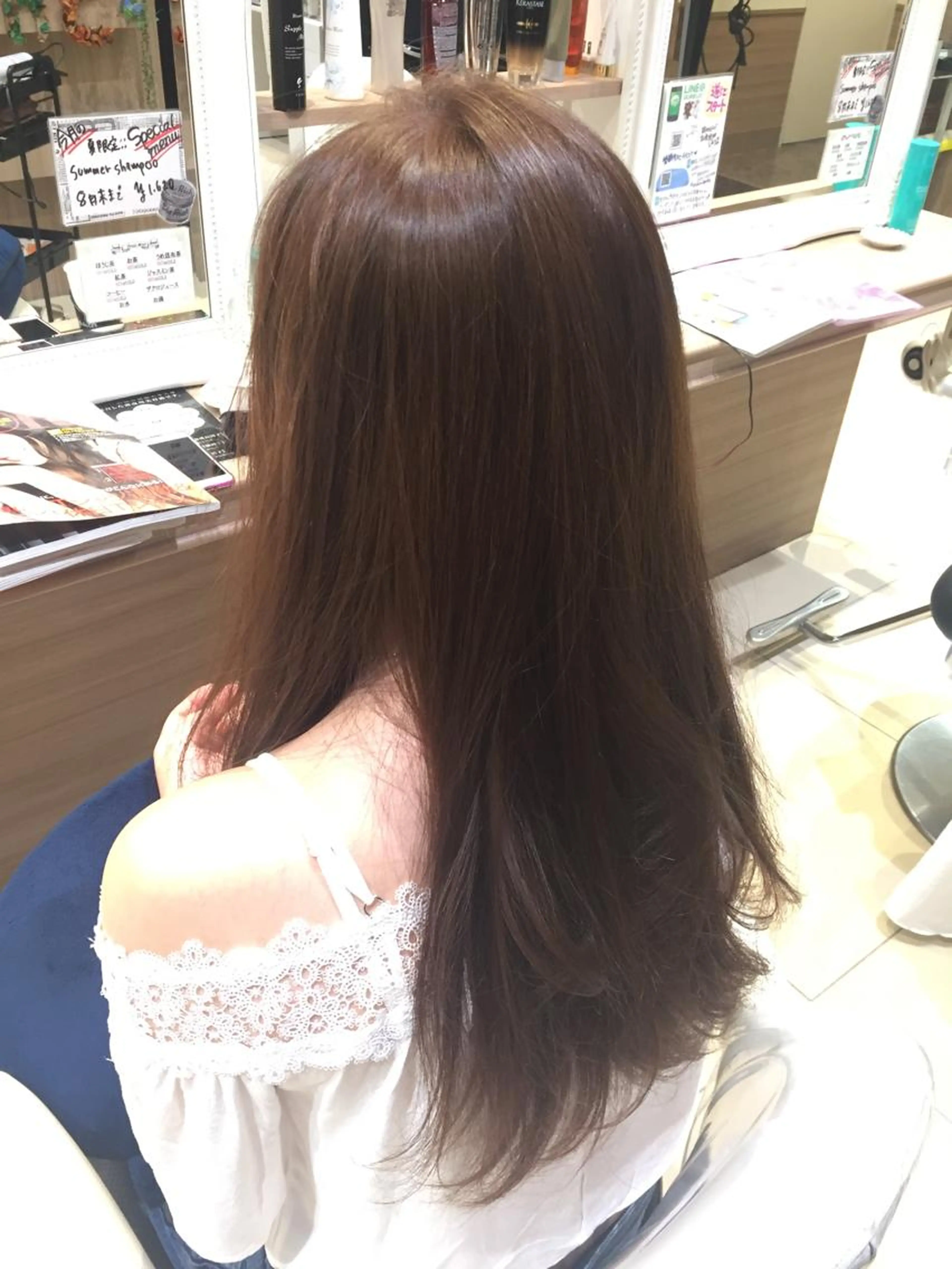 ベーシックカラー✨トリートメントの写真
