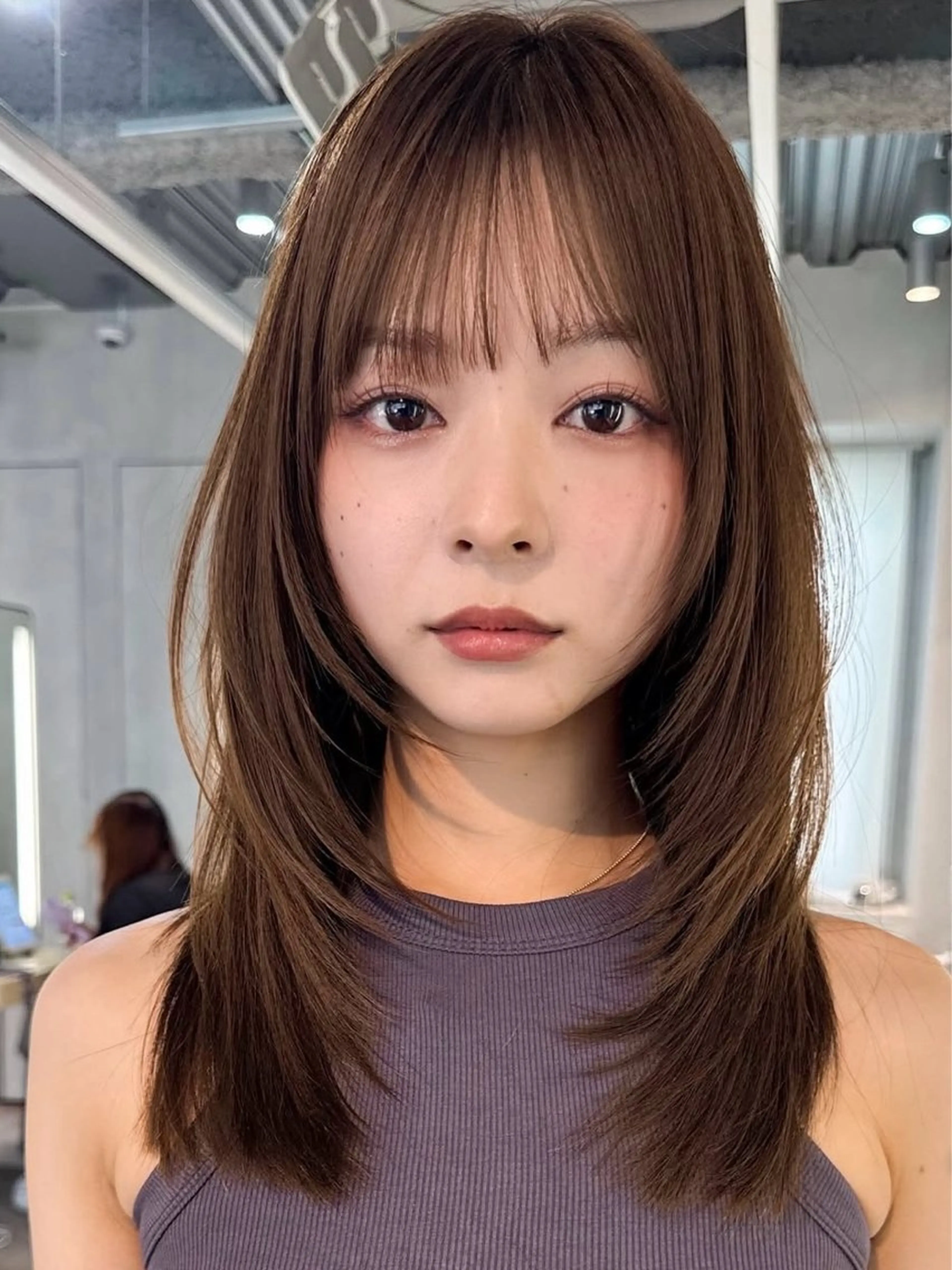 ミディアム kana ARENDのヘアスタイル