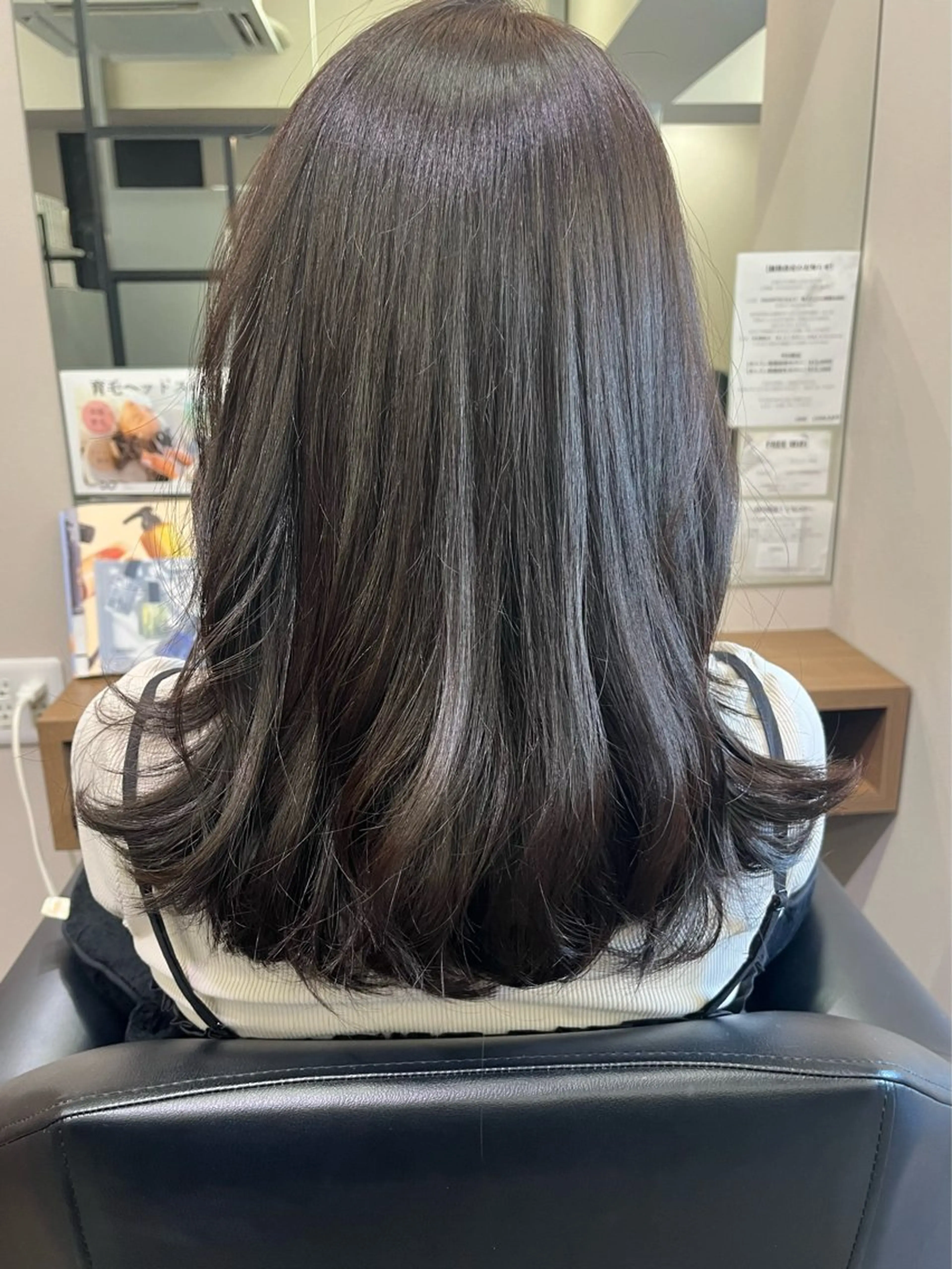 ミディアム カット ヘアカラー 骨格/顔型/パーソナ ルカラー診断/中野のヘアスタイル