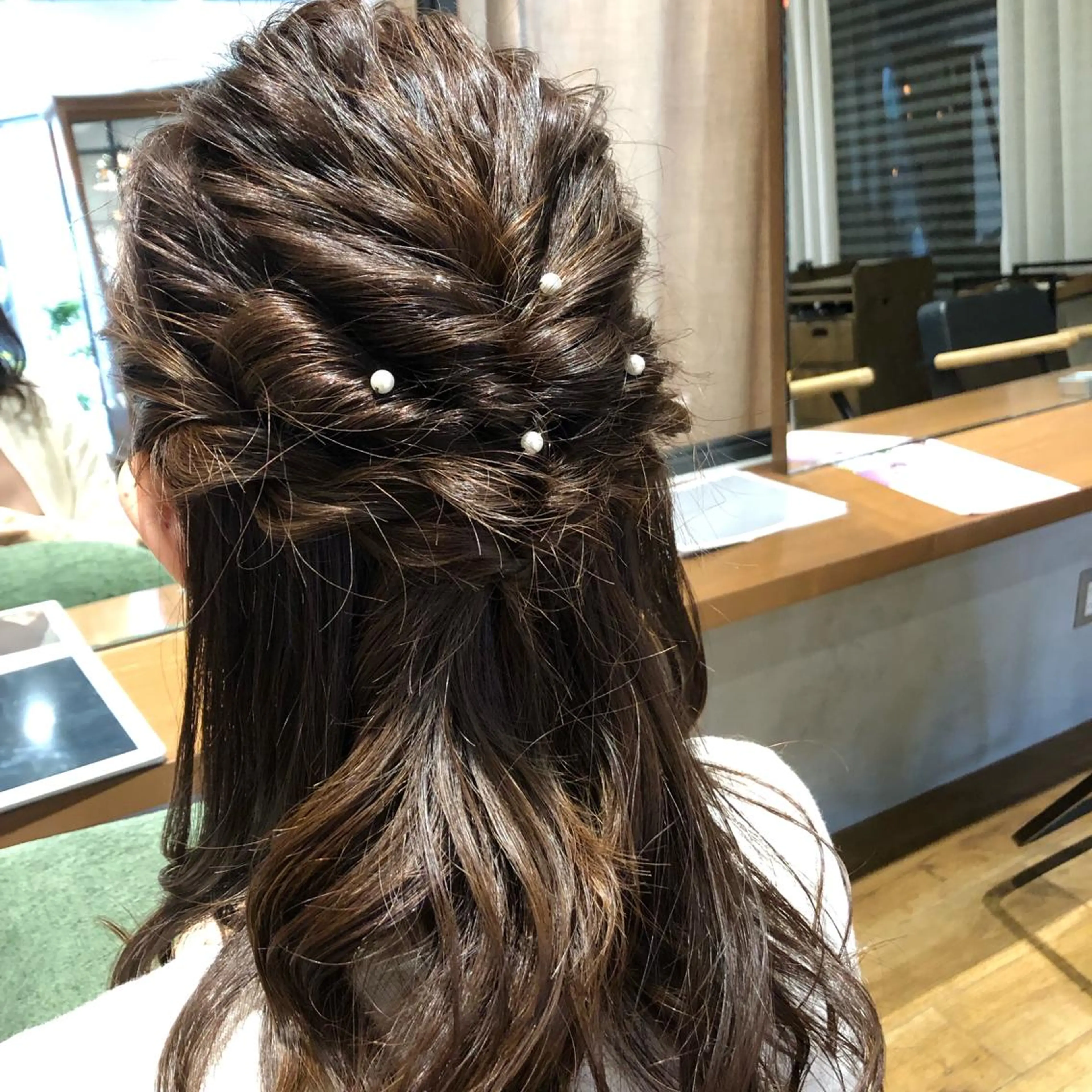 ヘアアレンジ ハーフアップ ◇おの あすか◇のヘアスタイル