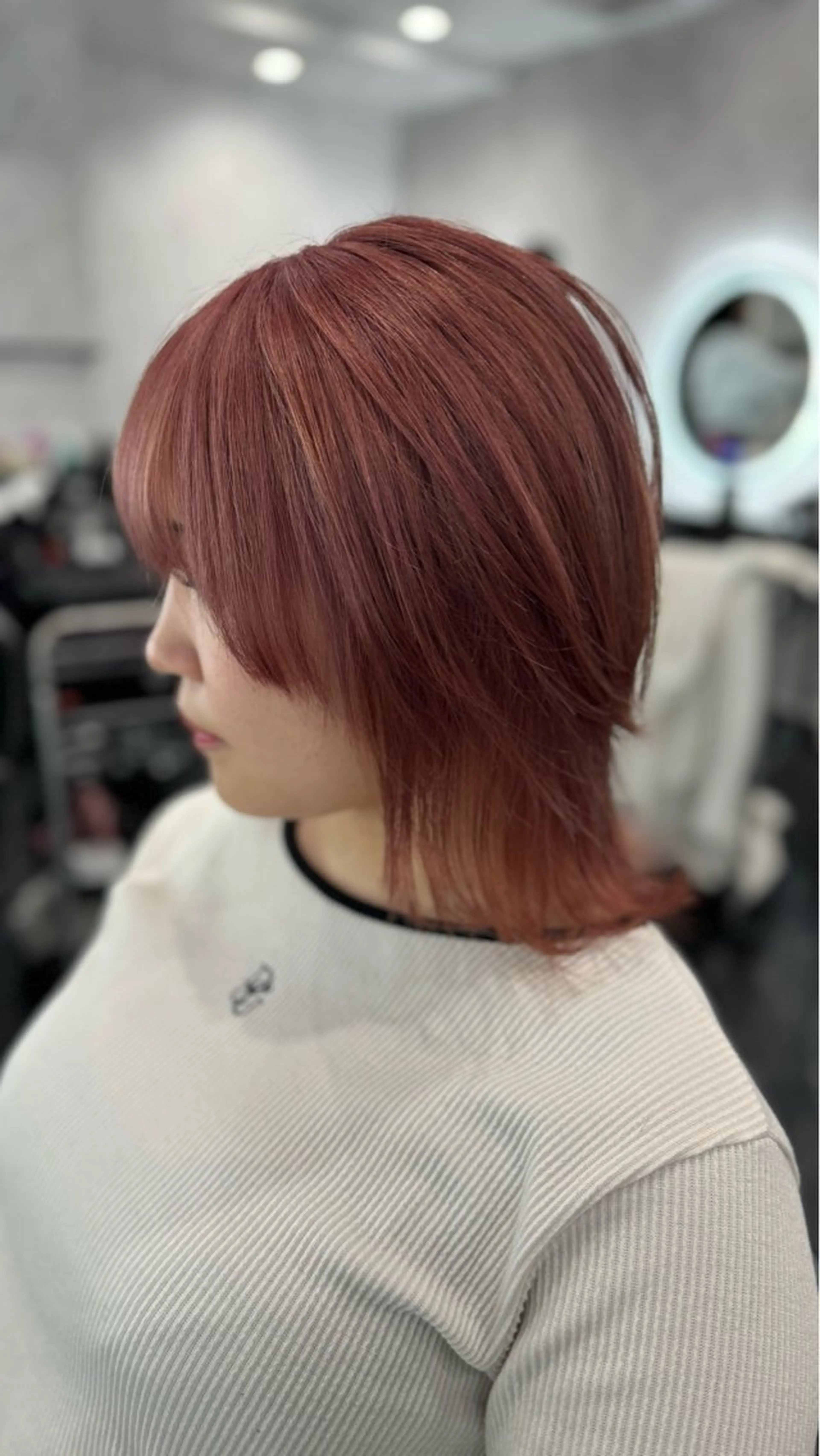 ショート ヘアカラー トリートメント 末永 もものヘアスタイル