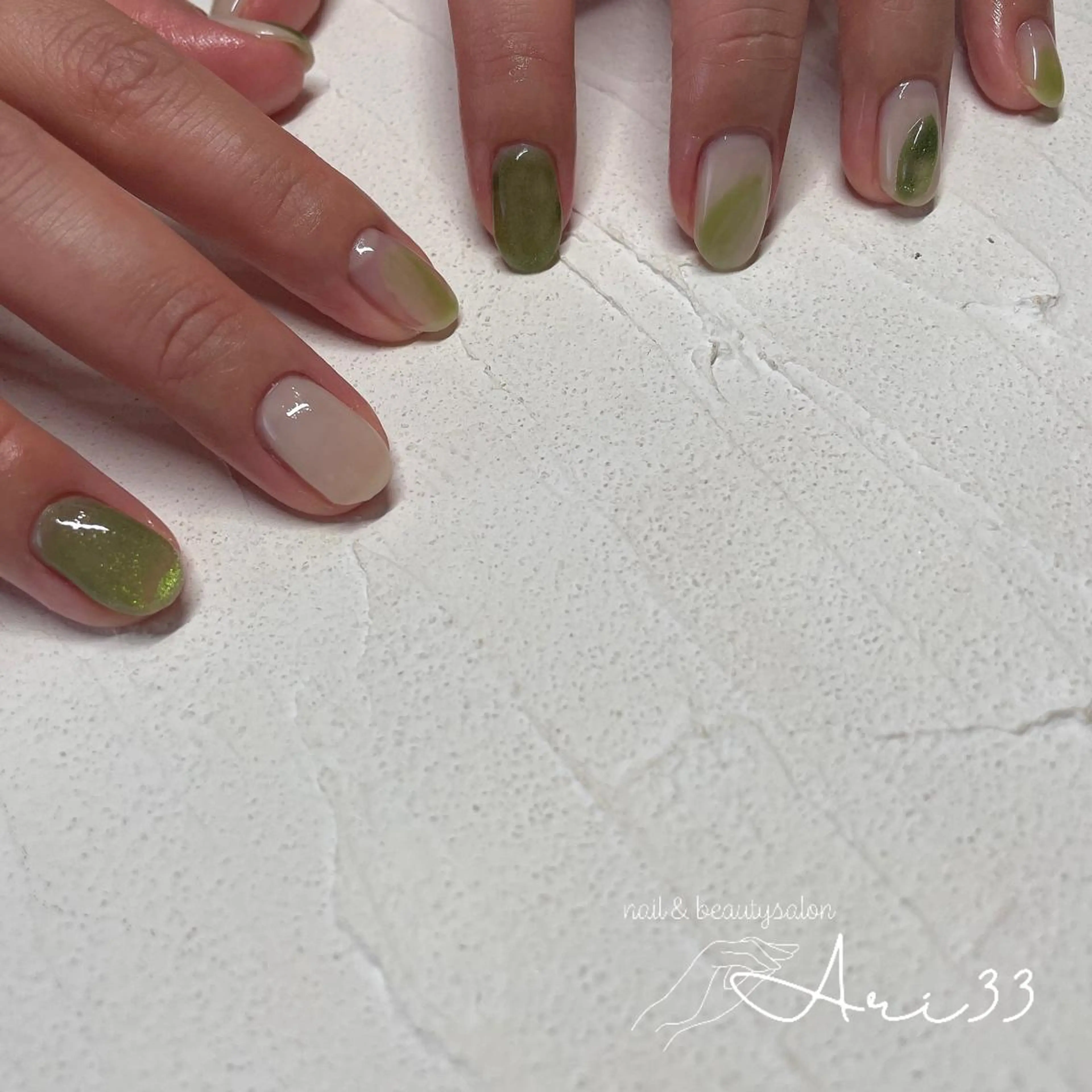 ネイル ハンドネイル プライベートサロン Ari33nailのネイルデザイン