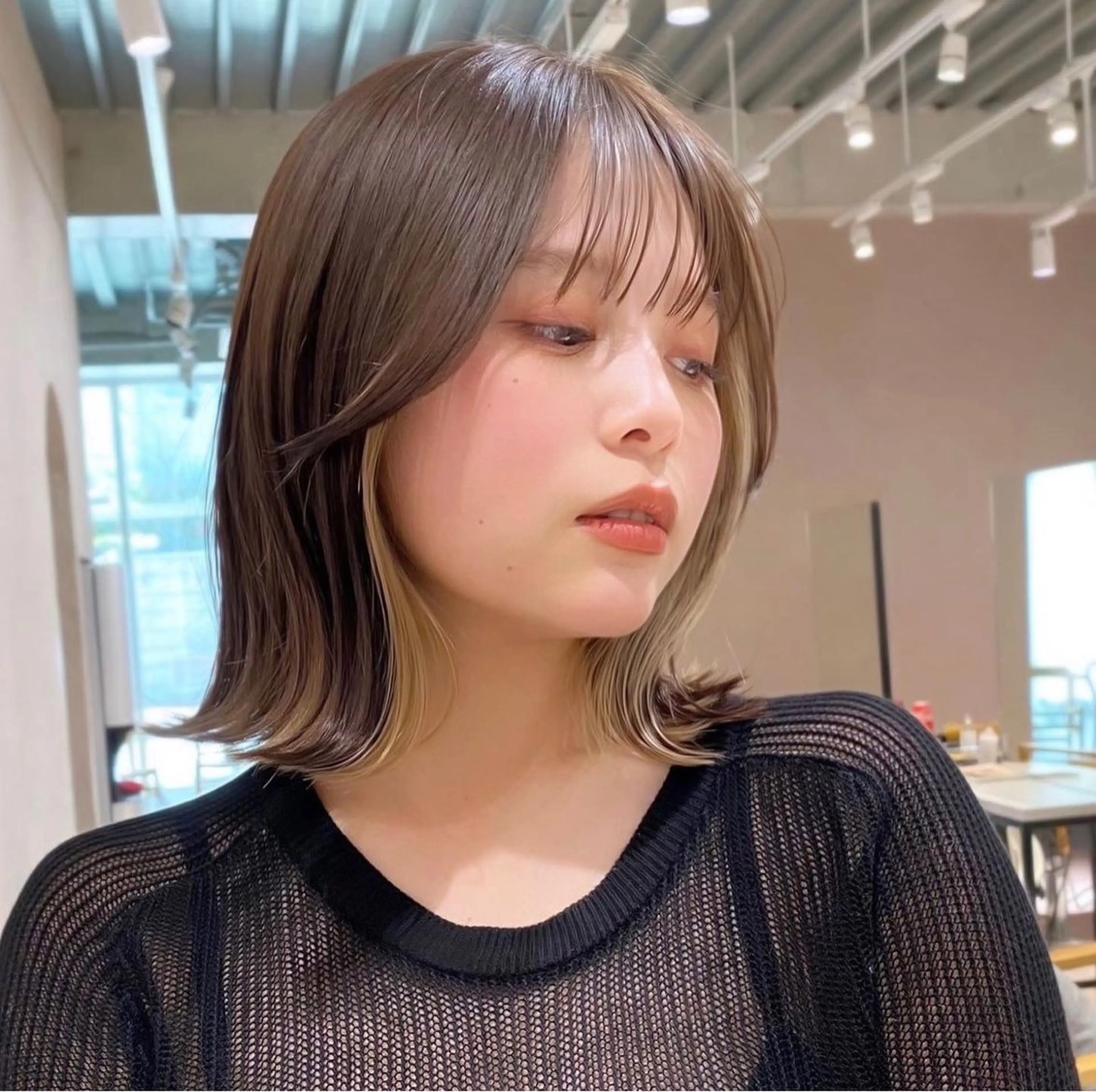 ショート カラー ボブ Haruna / 透明感カラー🌙のヘアスタイル