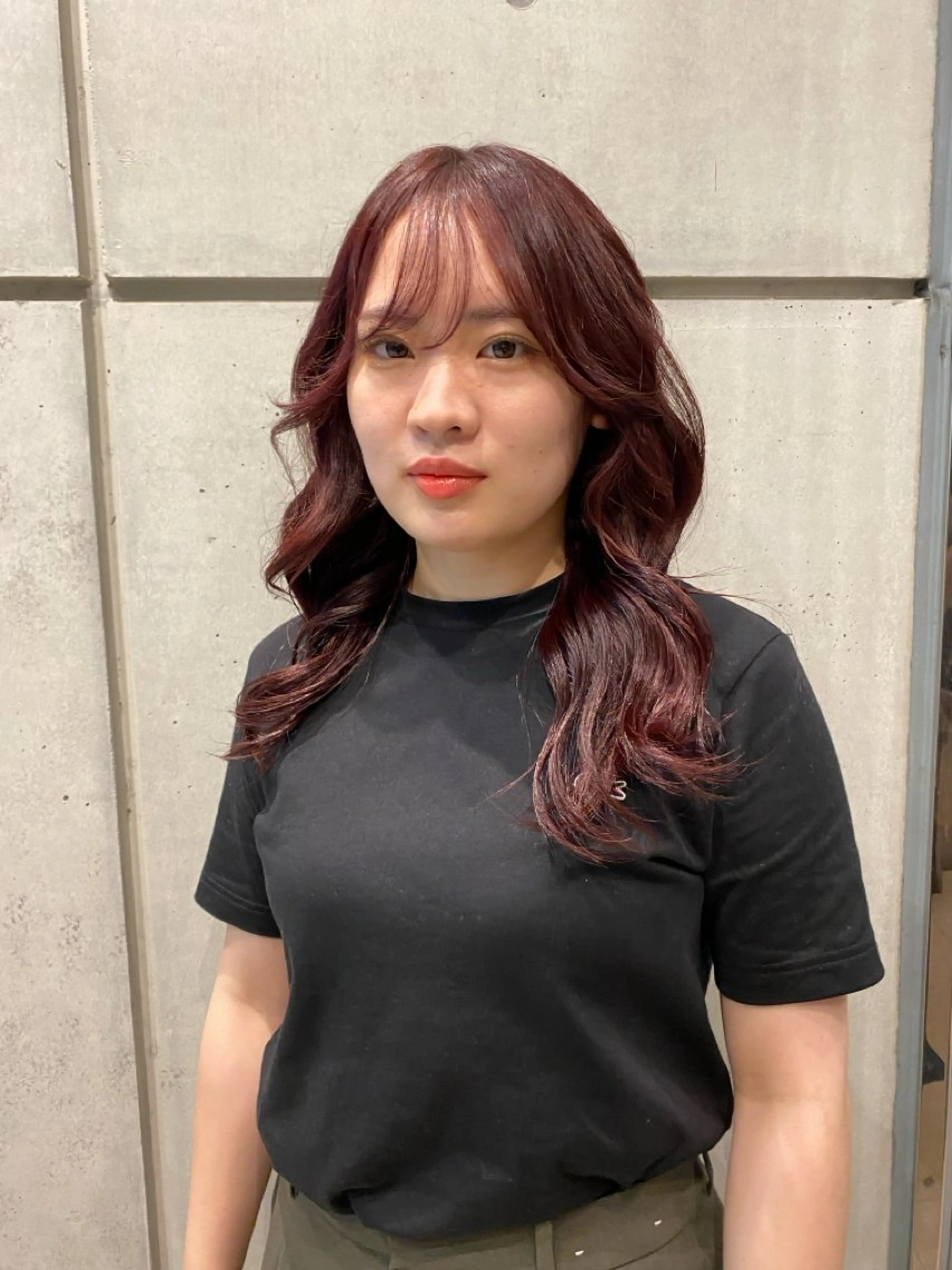 ロング カラー ヘアカラー abe yuikaのヘアスタイル