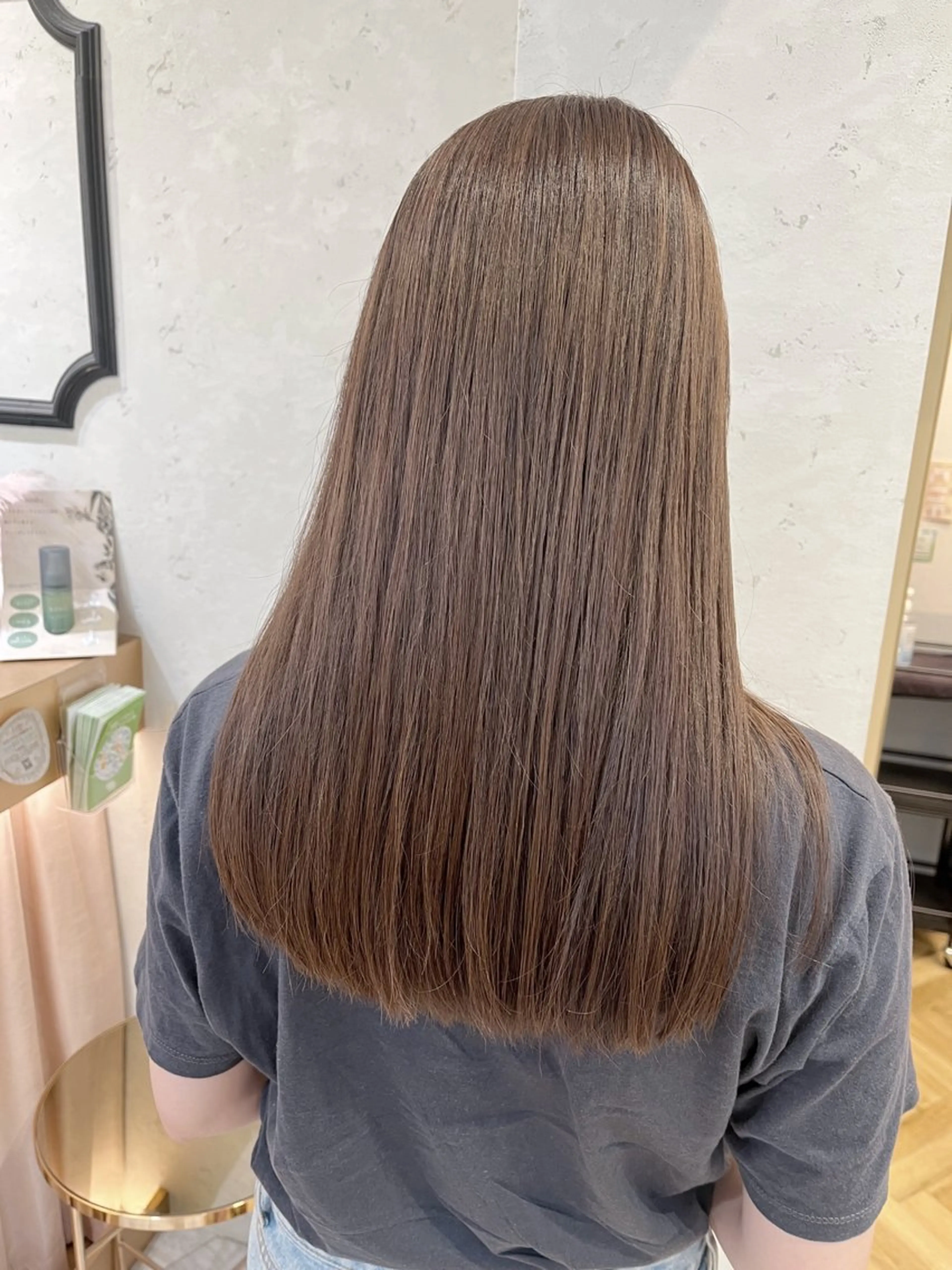 ロング カラー 髪質改善 トリートメント カット ヘアカラー トリートメント 透明感カラー│ レイヤーヘア中居美樹のヘアスタイル