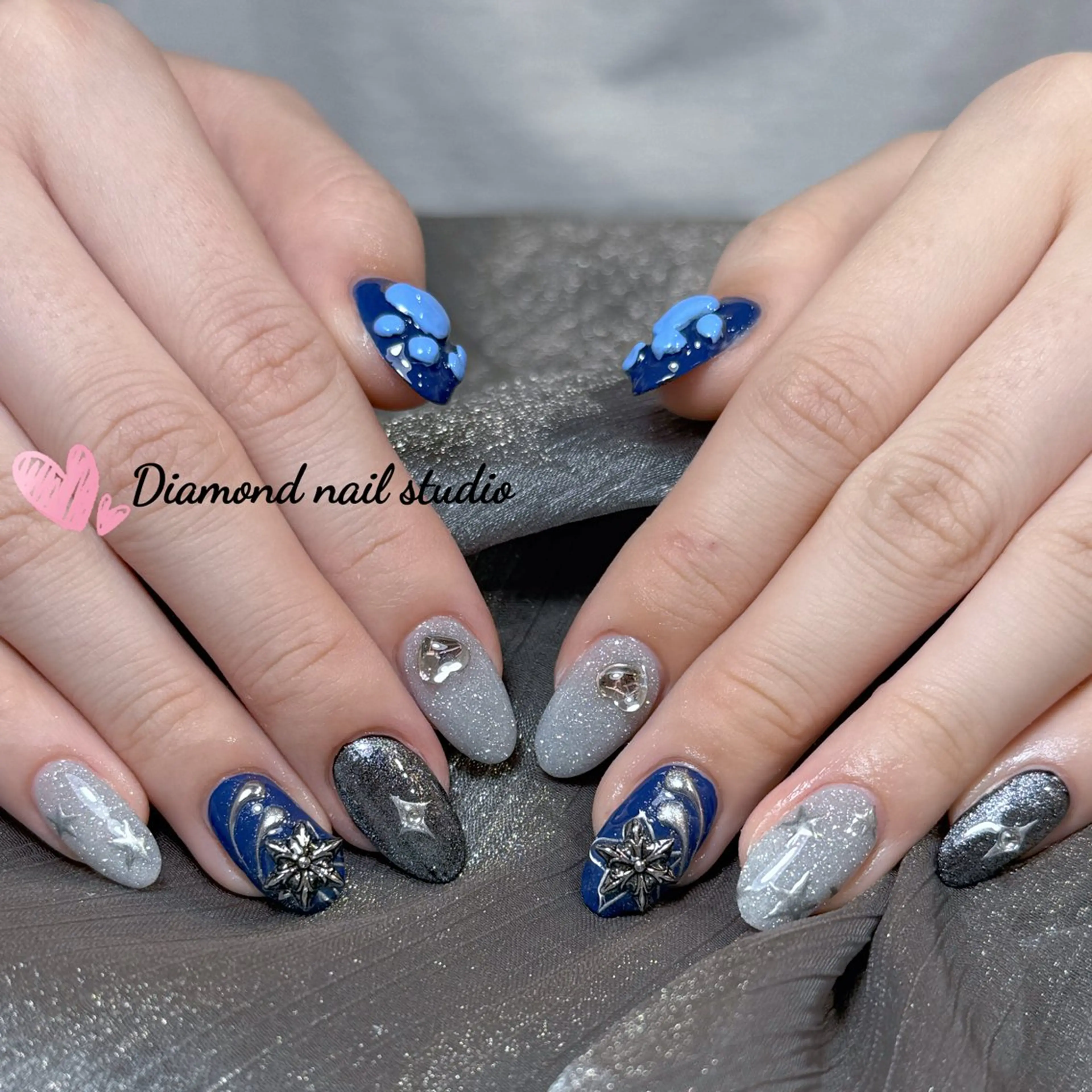 ネイル ハンドネイル ハンドケア Diamond 🧚🏻‍♀️のネイルデザイン