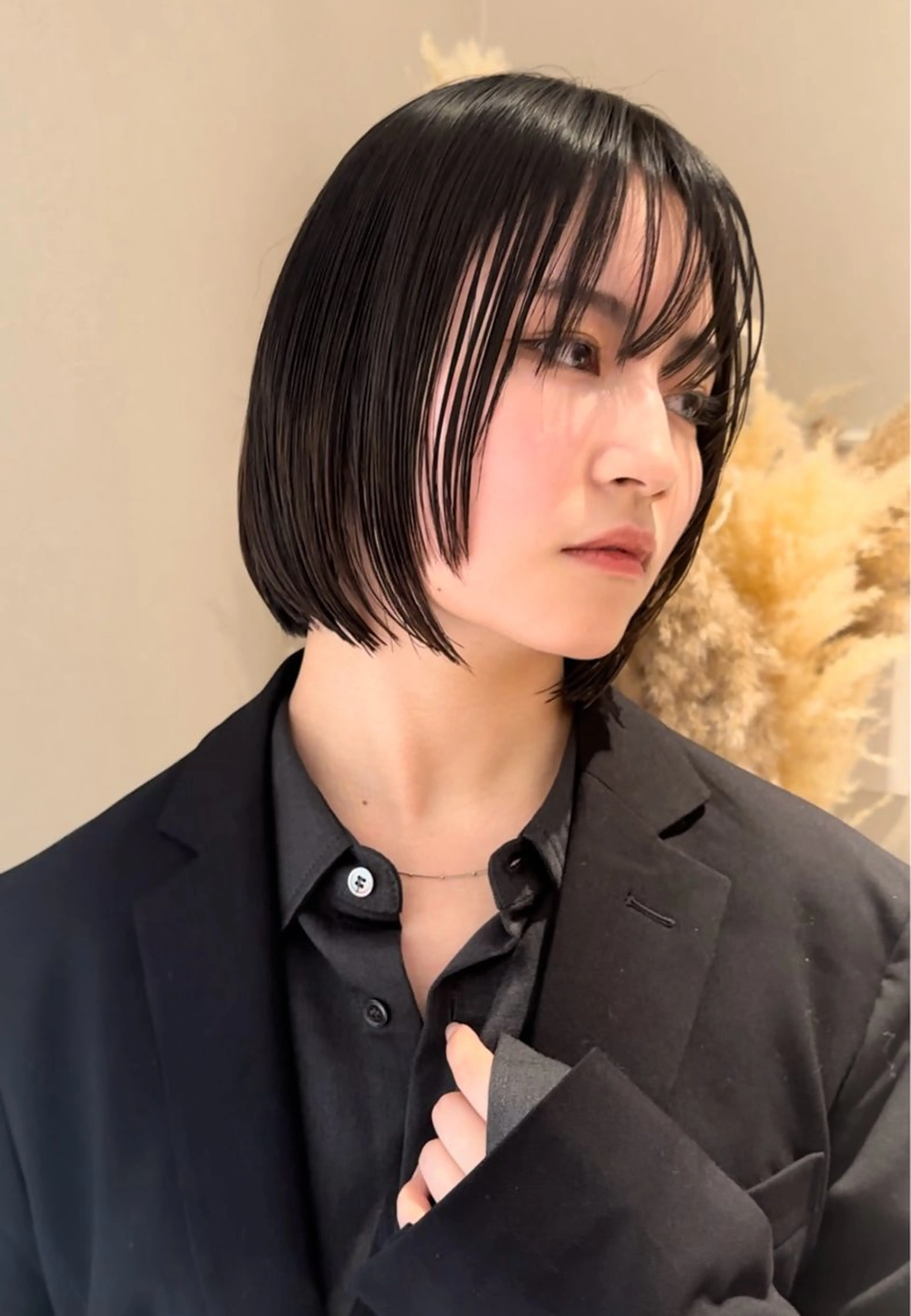 ショート カラー 顔まわりレイヤー レイヤーカット ✂︎ショート/パーマ /銀座/✂︎西岡のヘアスタイル