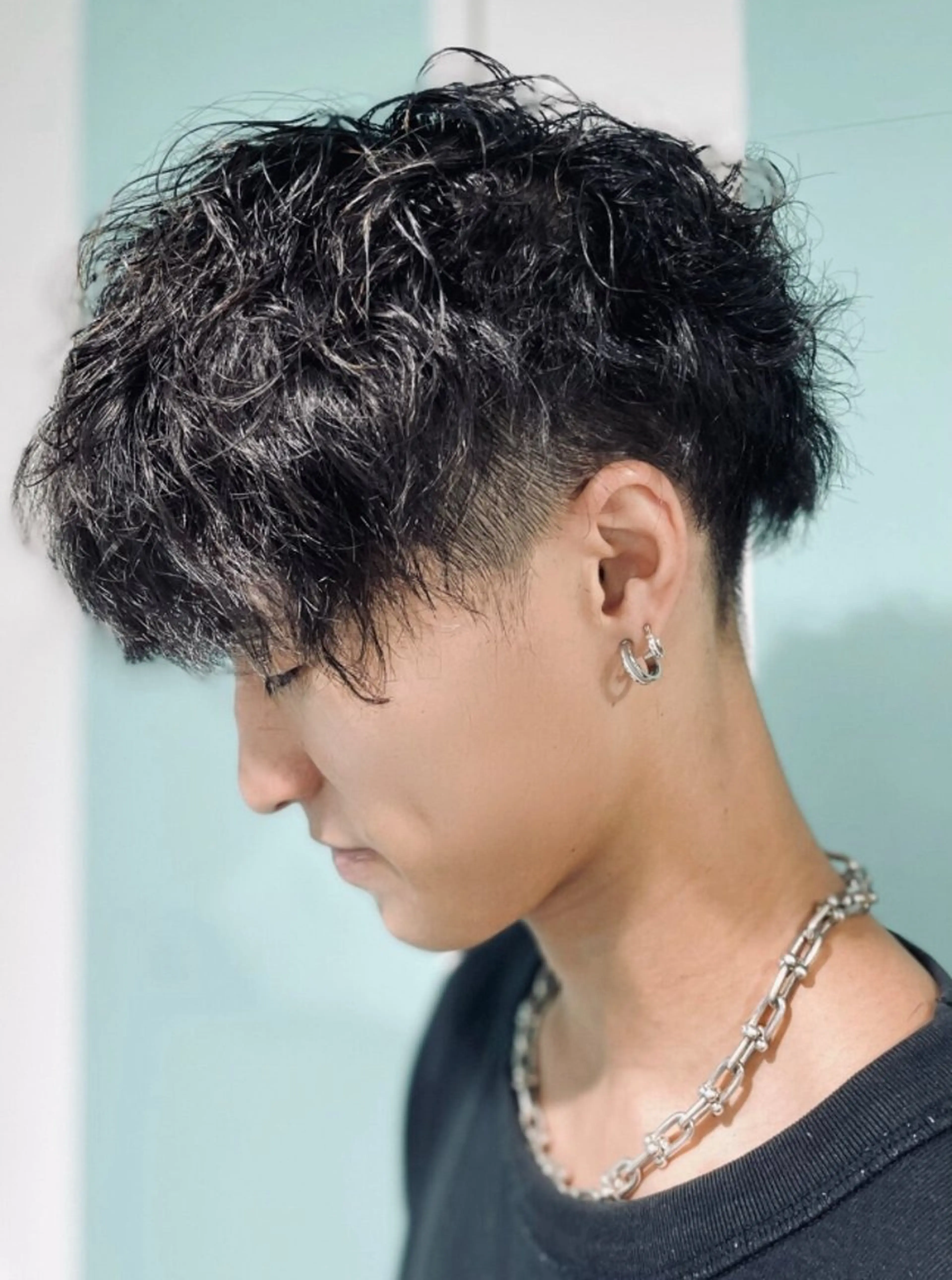 パーマ メンズ メンズパーマ メンズツイストパーマ ツイストパーマ Matina hair所属・原 千景のヘアスタイル