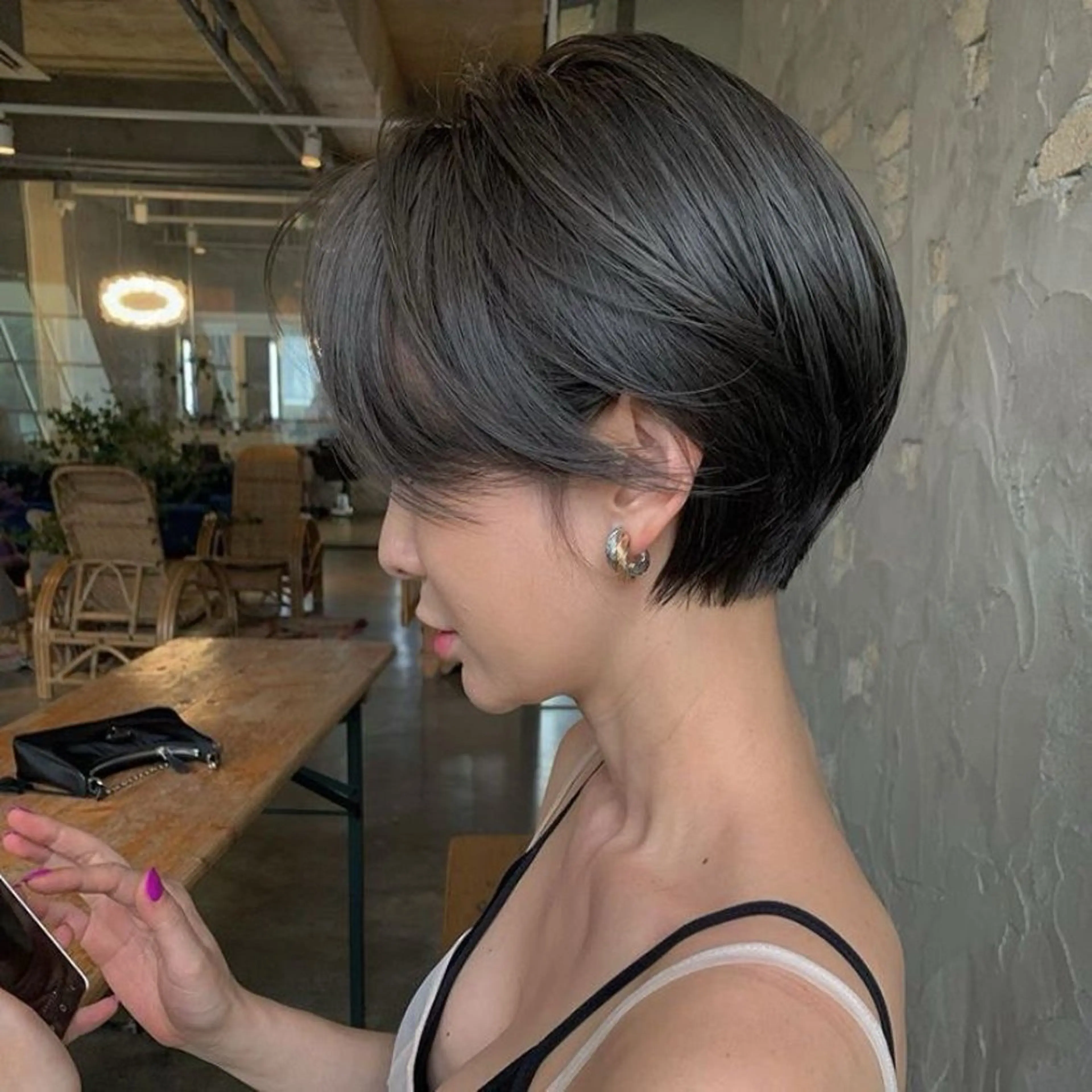 ショート stay she 荻窪所属・ショートボブカット ￥0  sakumiのヘアスタイル