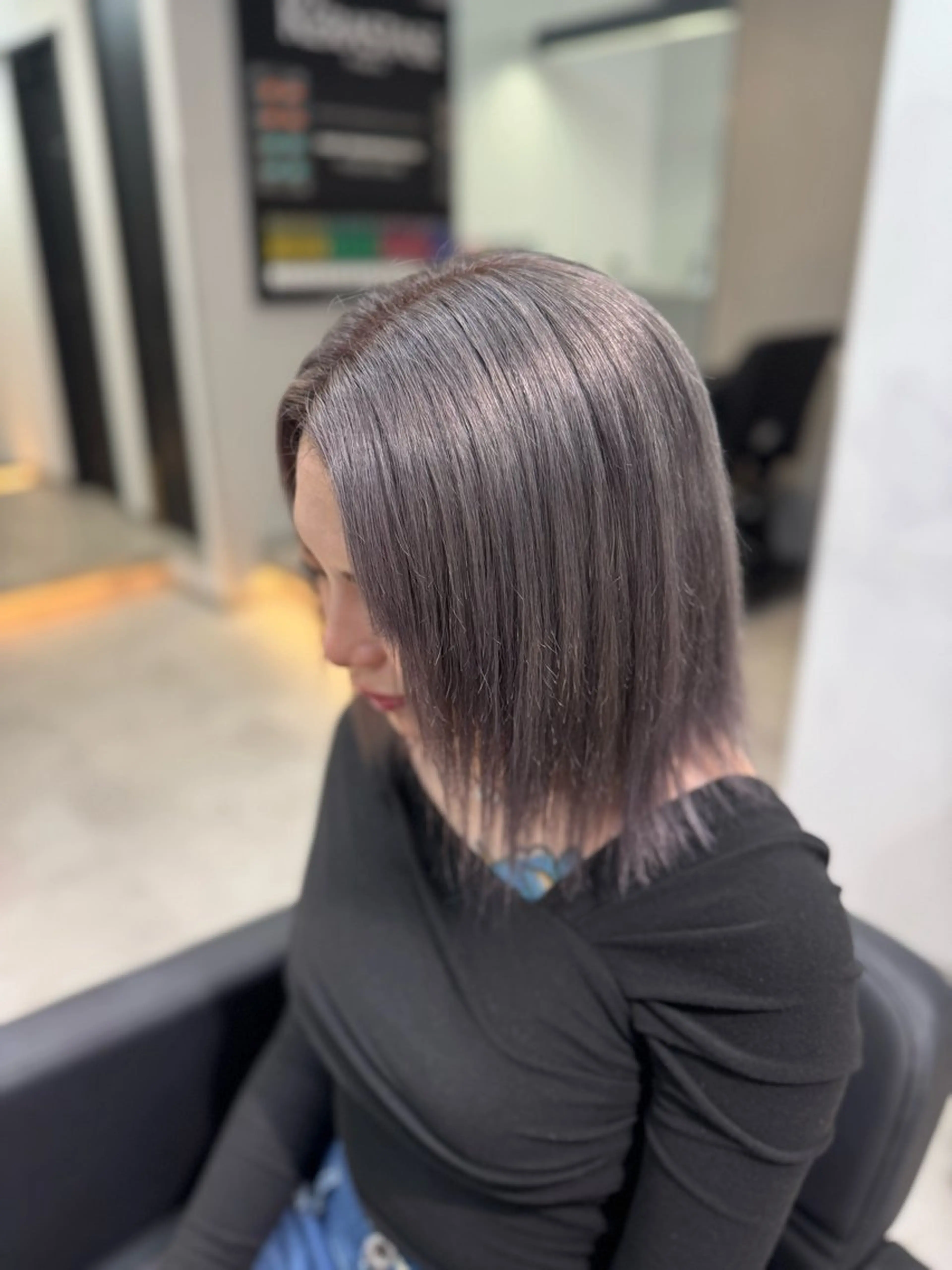 カラー ヘアカラー Lapis シオンのヘアスタイル
