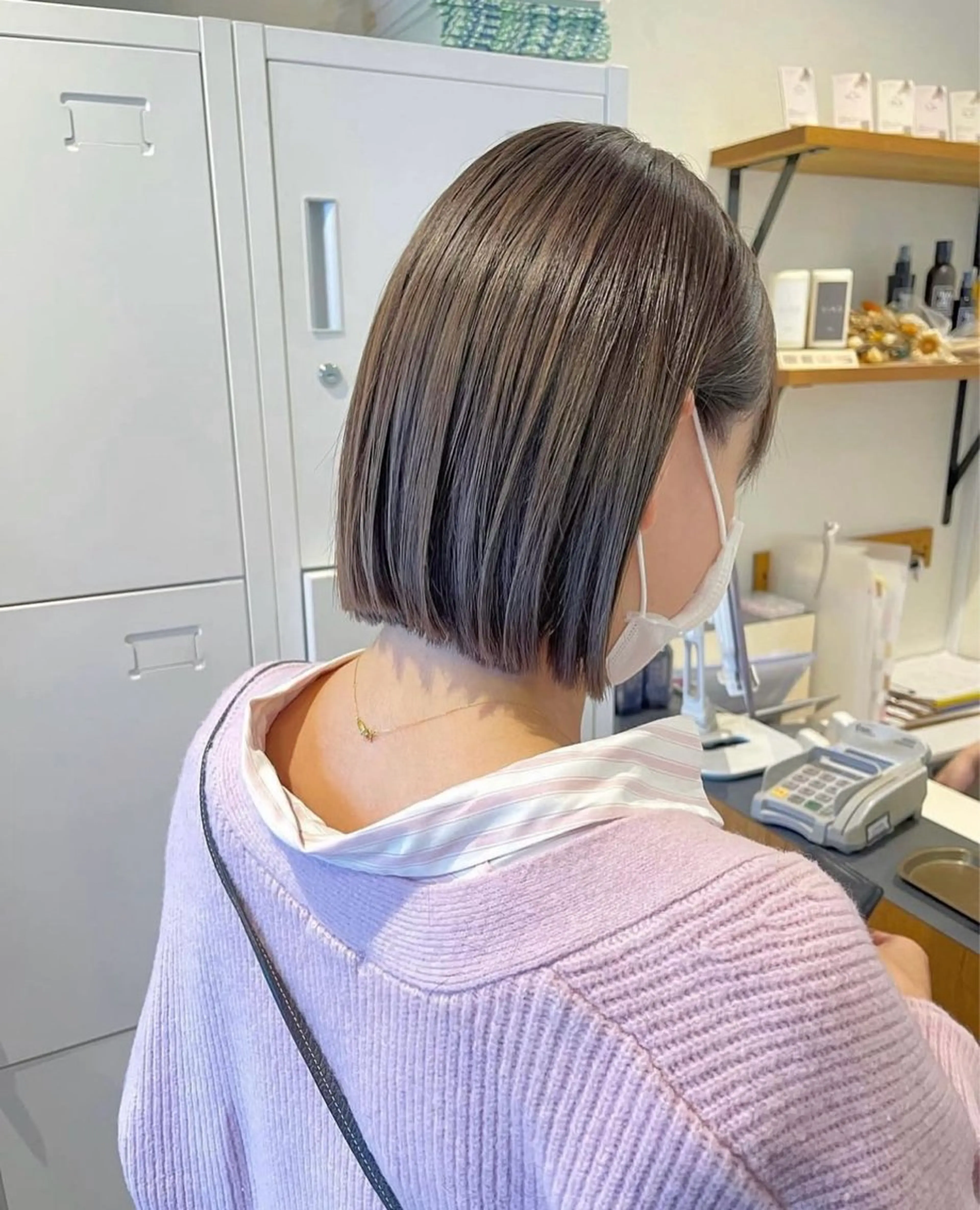 ショート カット ヘアカラー トリートメント 井上 樹のヘアスタイル