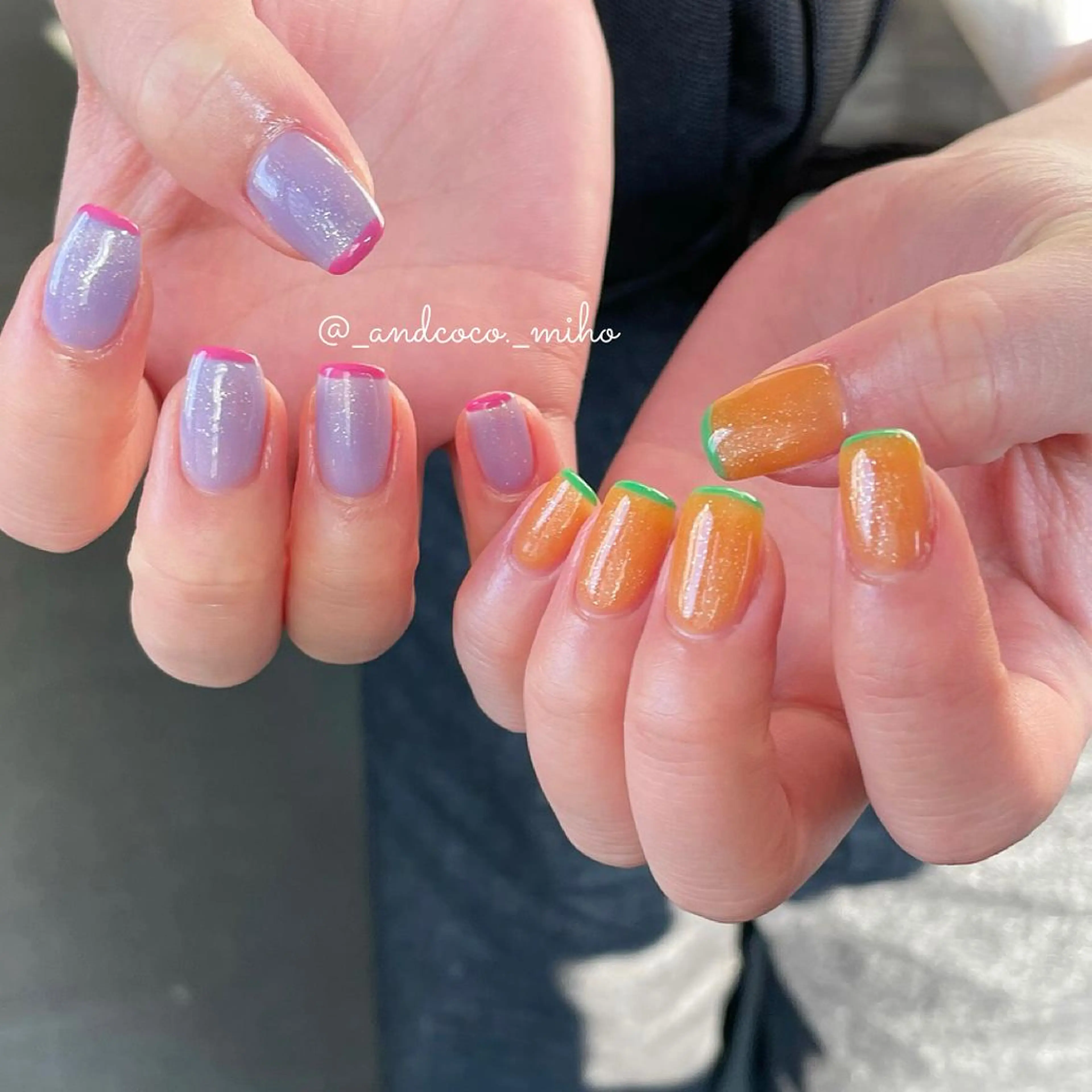 ネイル ハンドネイル And  & coco. eyelash & nail所属・Nailist〻 mihoのネイルデザイン