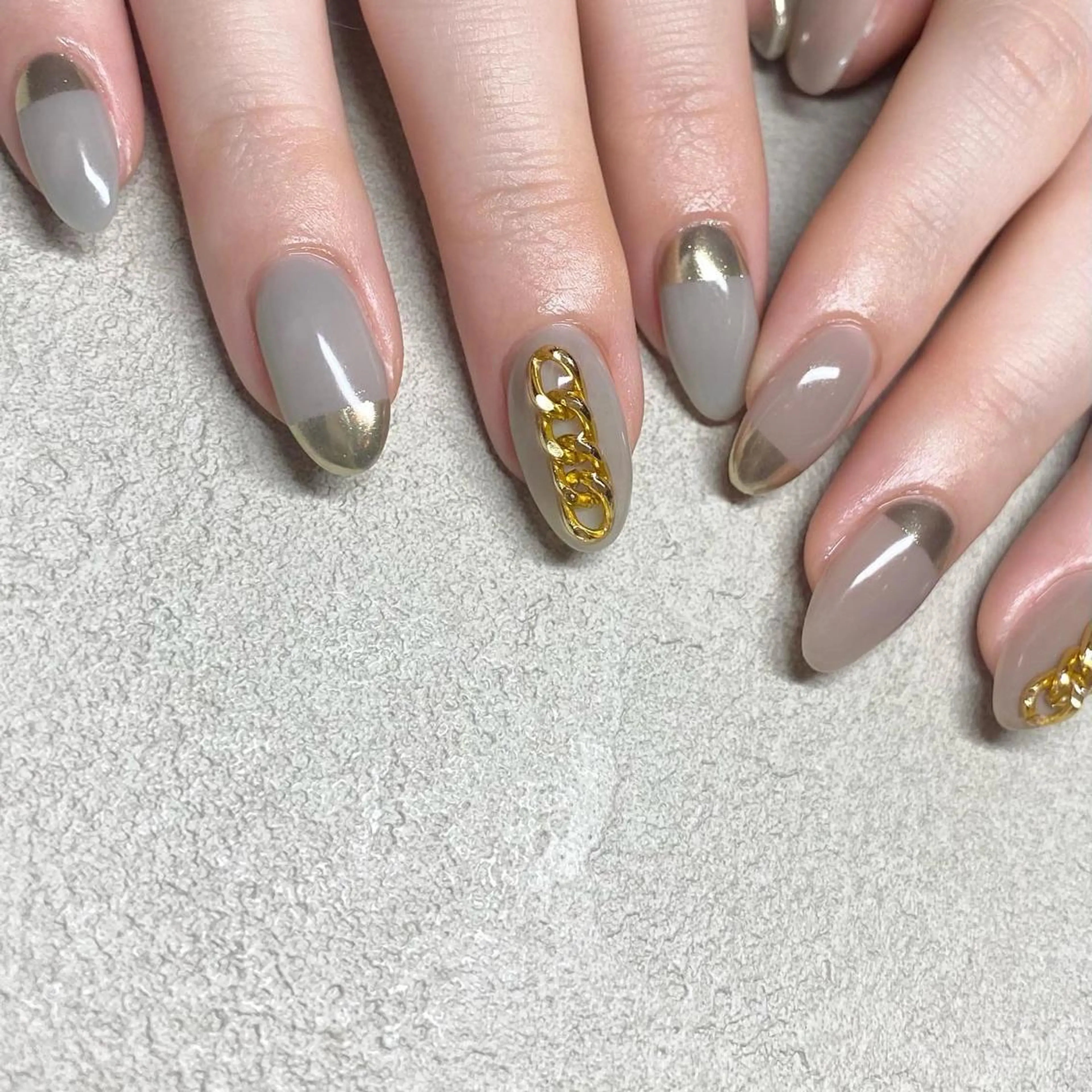 ネイル アートネイル ニュアンスネイル 春ネイル 夏ネイル ハンドネイル 山田 貴子のネイルデザイン