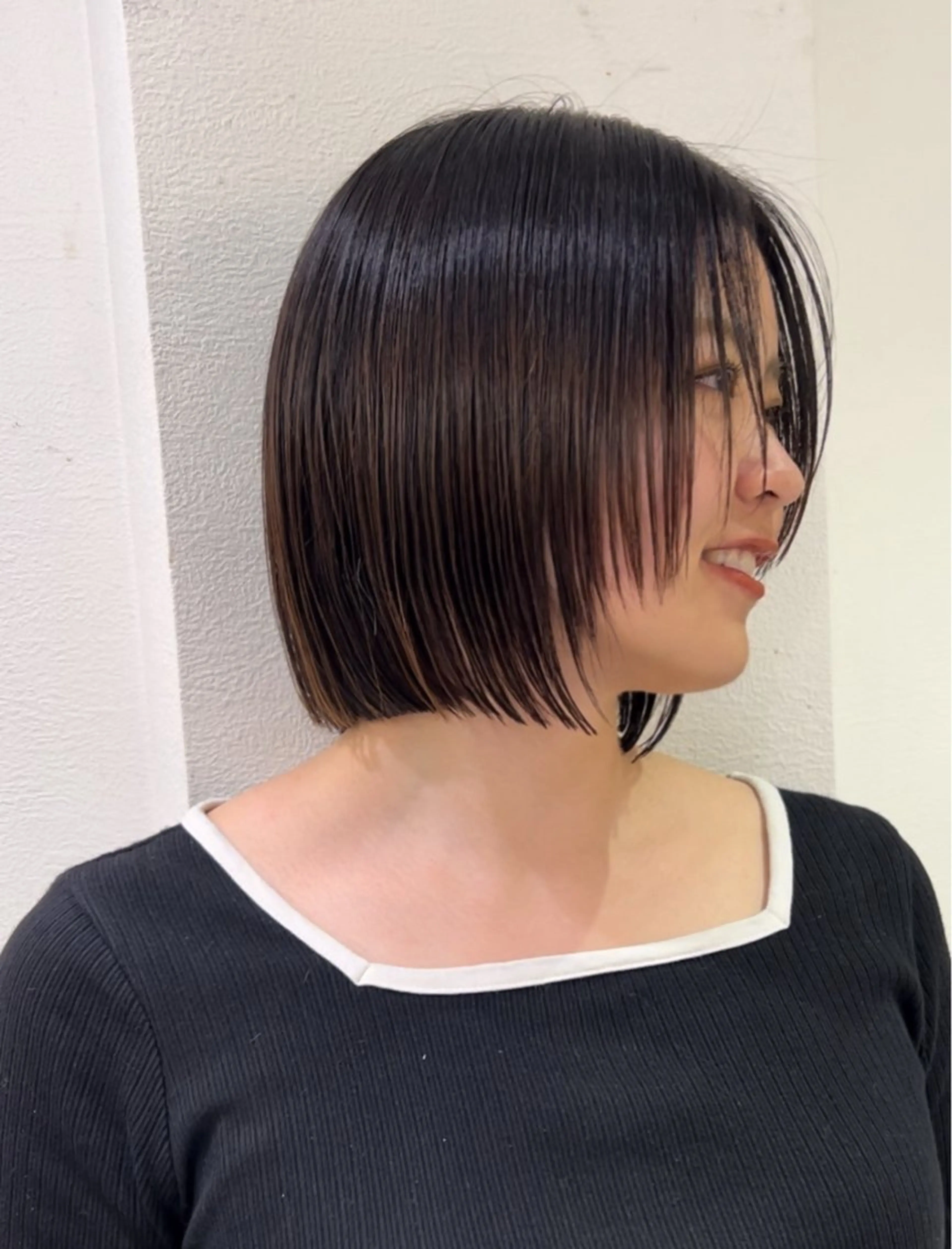 ミディアム ボブ✂︎ 平野由佳♥️のヘアスタイル