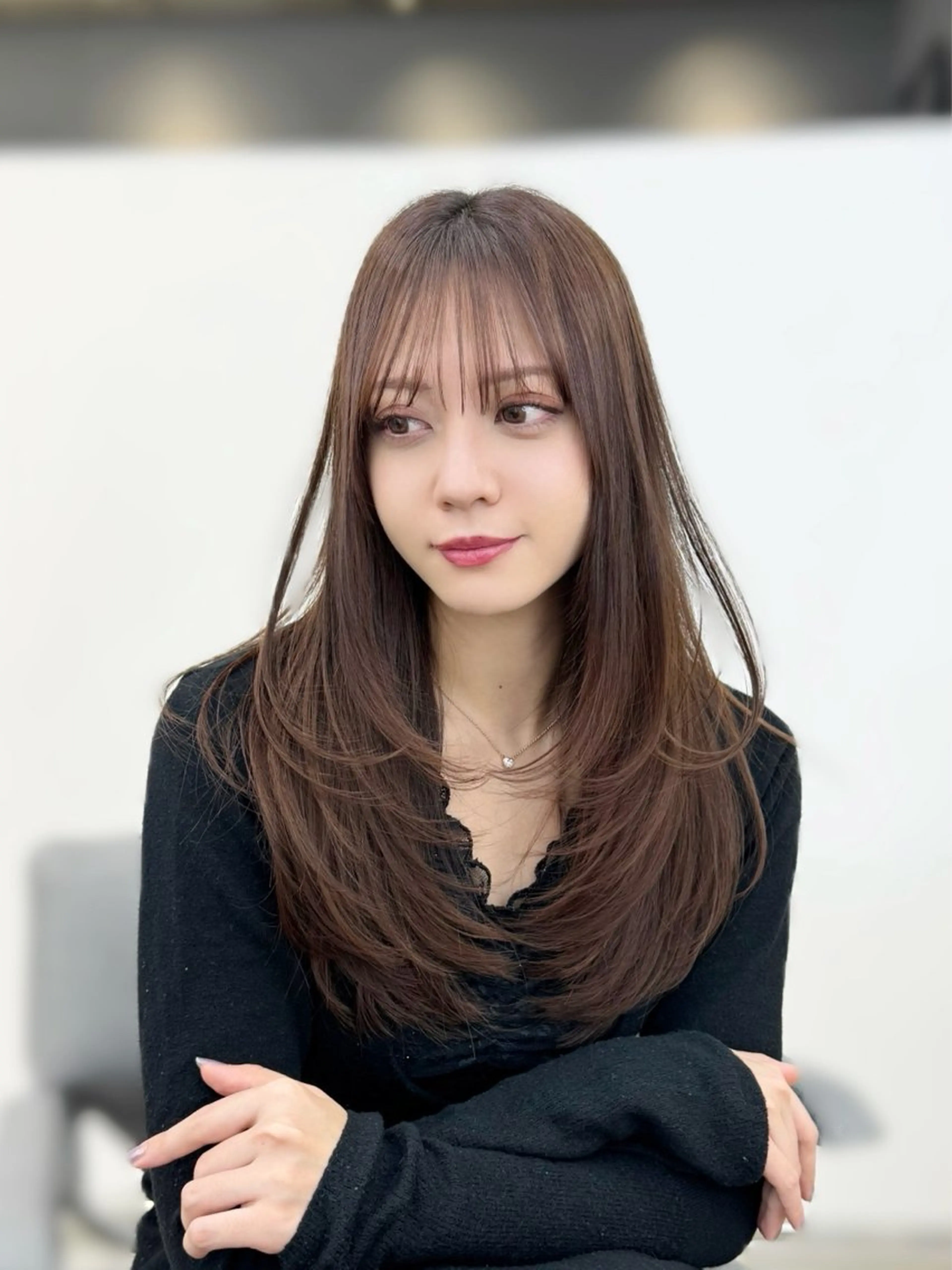 ロング カラー カット ヘアカラー トリートメント 🦋韓国系指名No1 店長/圓山 祐也🦋のヘアスタイル