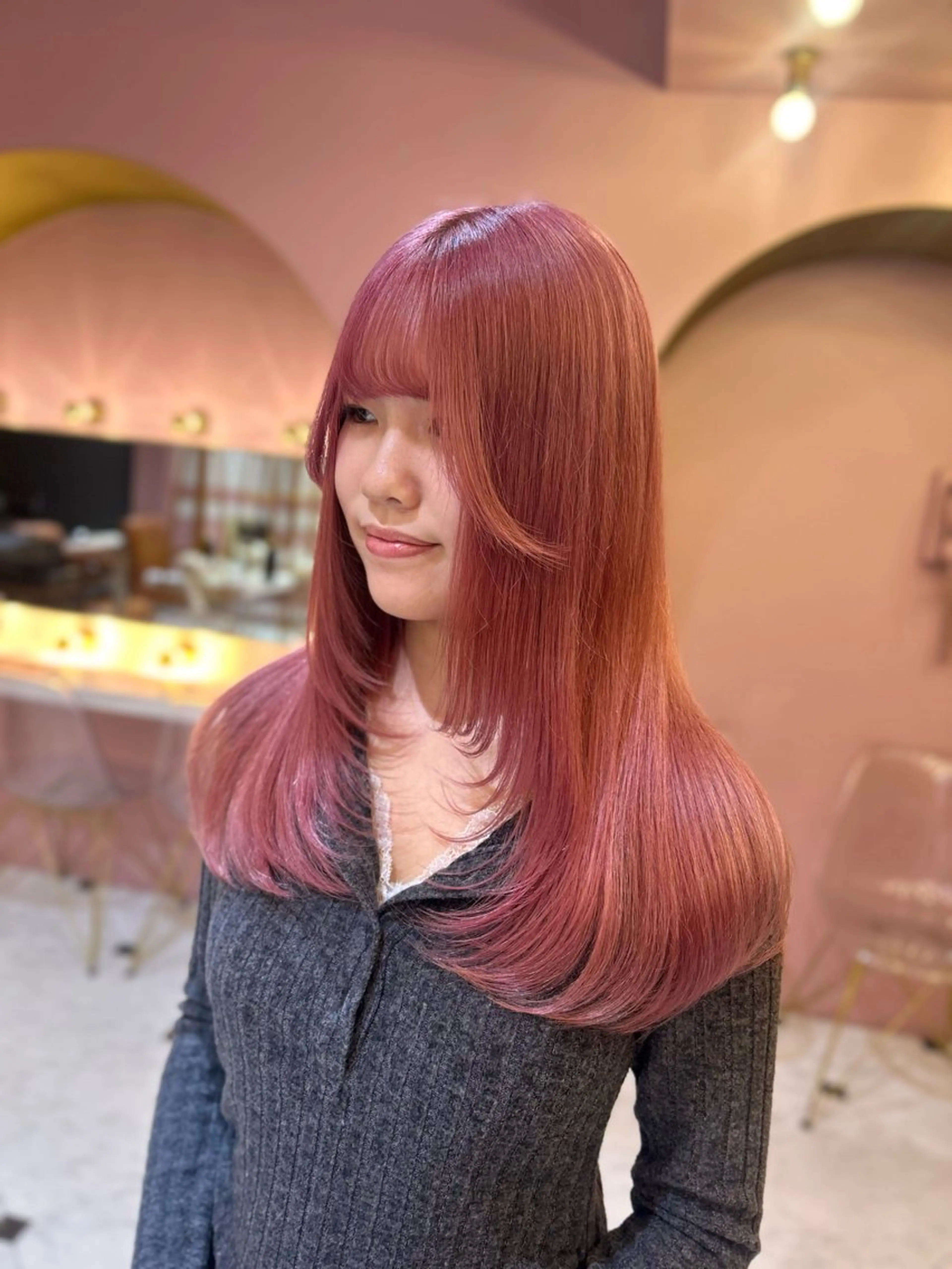 ロング カラー ヘアカラー fish所属・横浜/レイヤー/ボブ shiira👼🏻のヘアスタイル