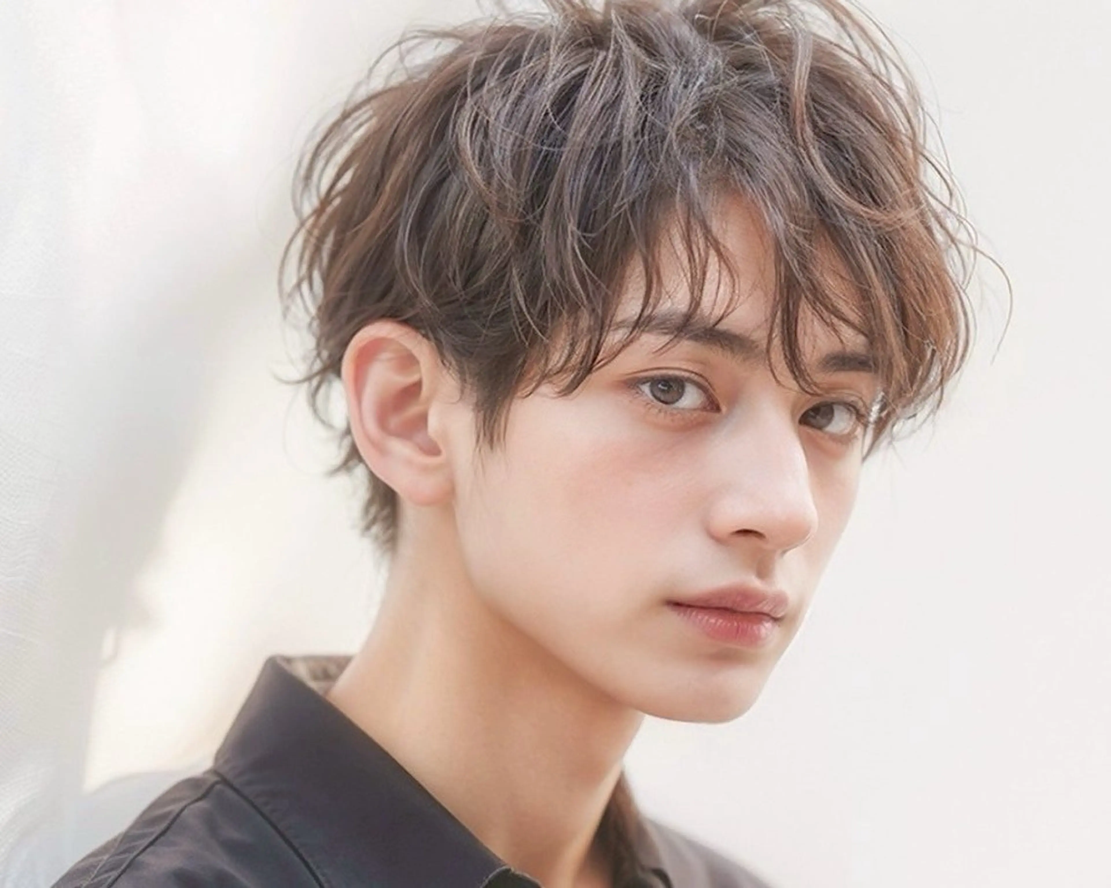 メンズ アイブロウ レディースカット ヒロヤのヘアスタイル