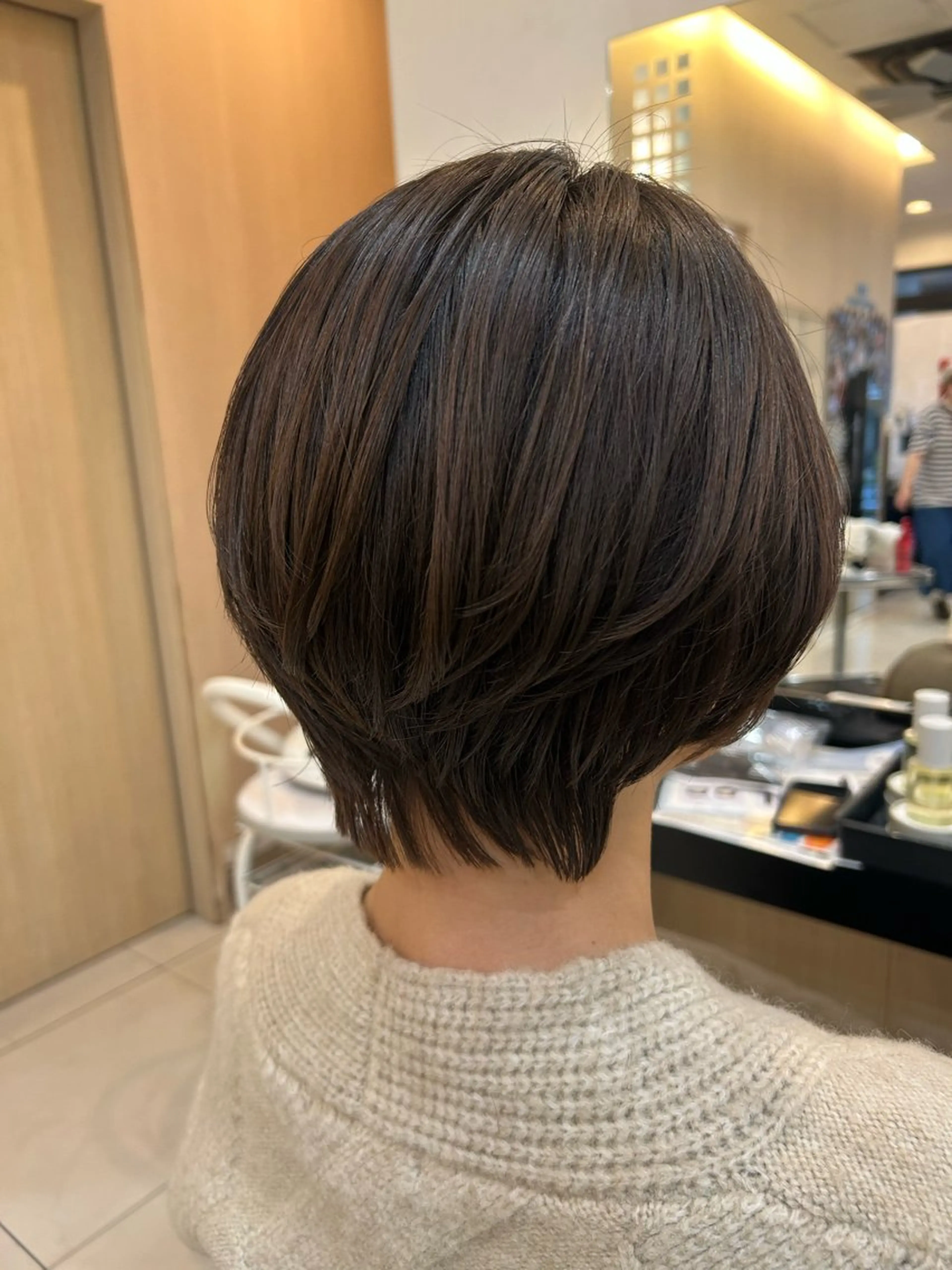 ショート カラー カット ヘアカラー トリートメント リリー /Men's/パーマのヘアスタイル