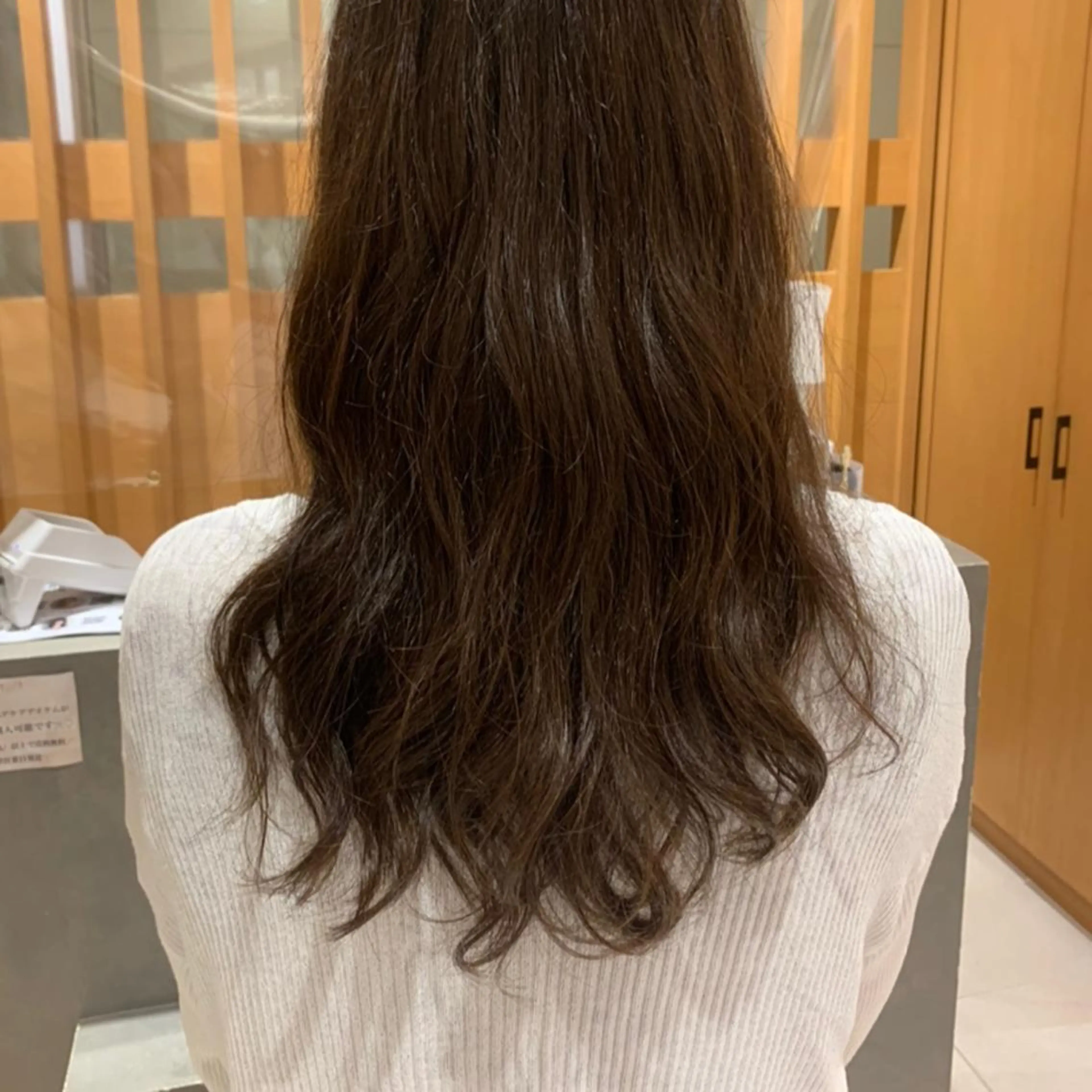 ロング パーマ ロング デジタルパーマ 韓国風ヘア🐰 長谷川のヘアスタイル