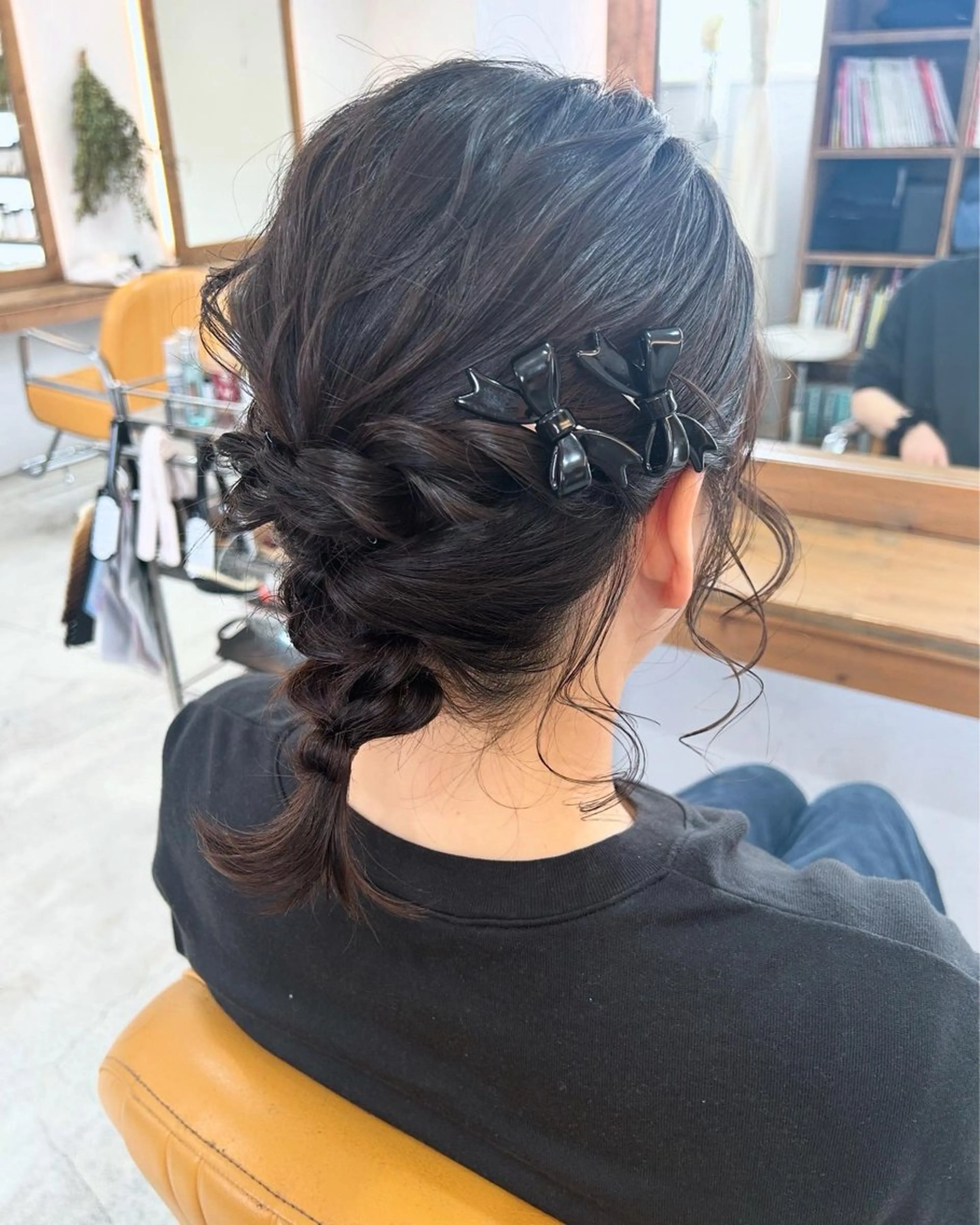 ミディアム ヘアセット hair salon siro所属・小澤 志穂のヘアスタイル