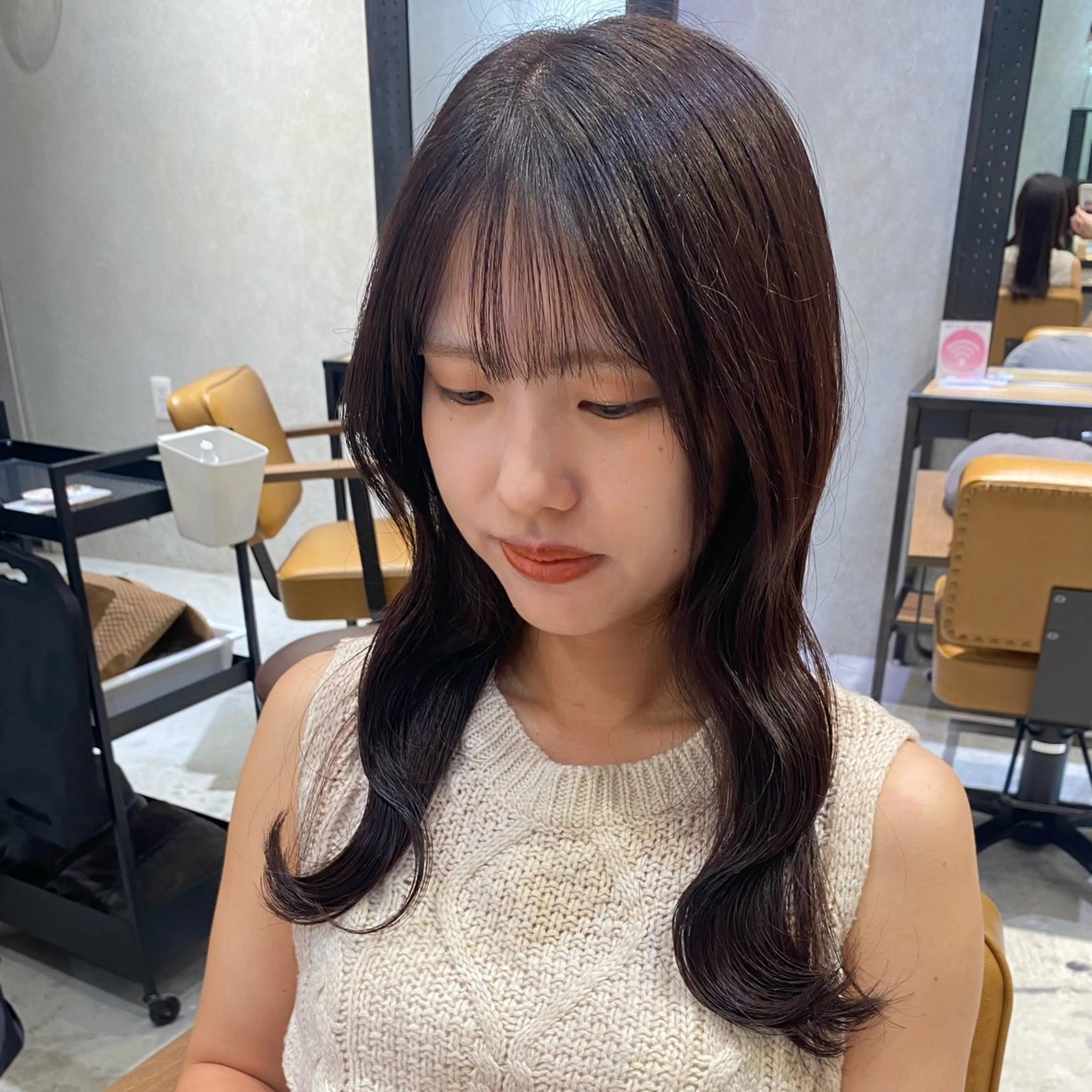 ロング Natsuki/韓国 ボブ/レイヤーカットのヘアスタイル