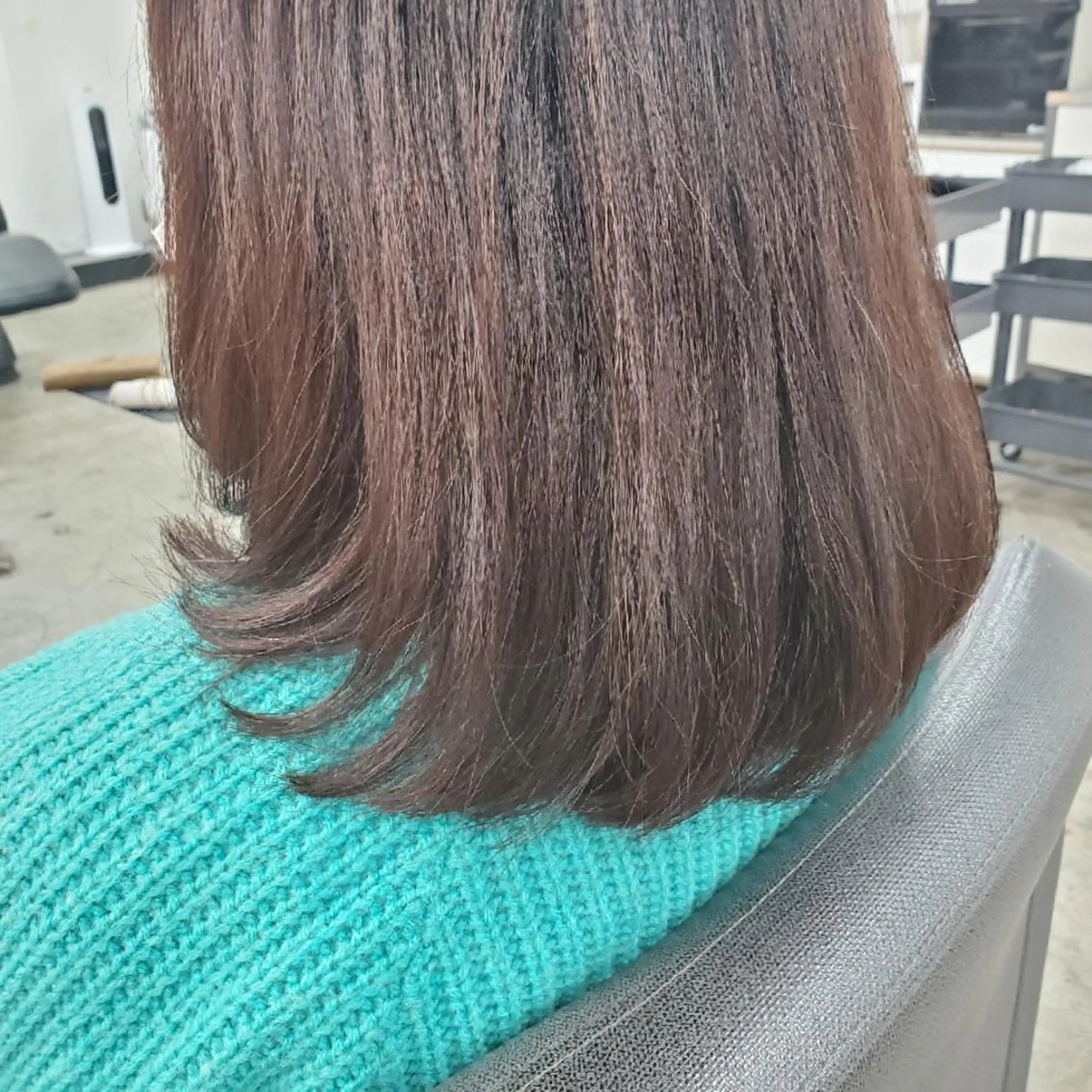 ミディアム カラー 顔まわりデザイン🌿 ふじこのヘアスタイル