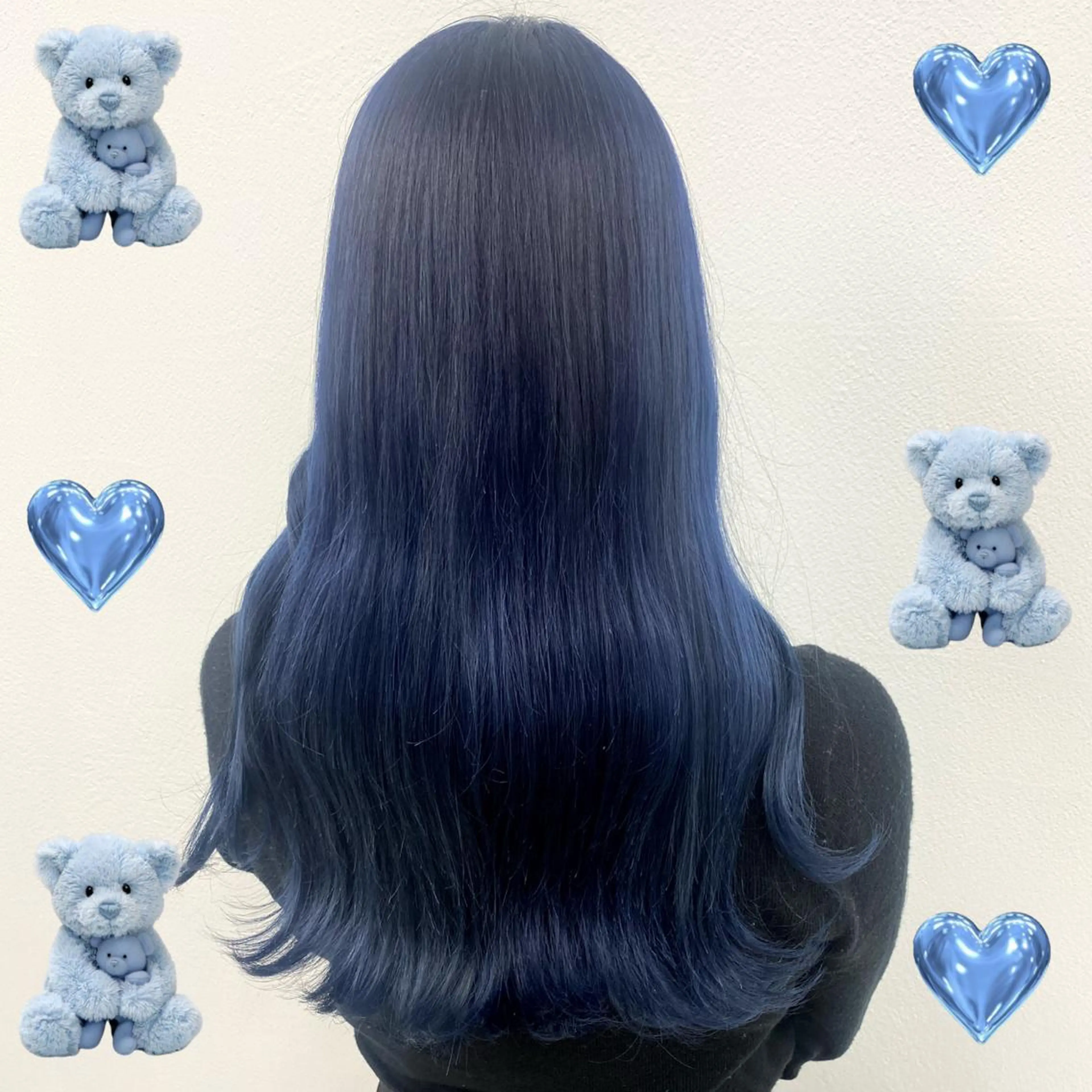 ロング カラー ヘアカラー 韓国ヘア特化 💟 ララア 💟のヘアスタイル