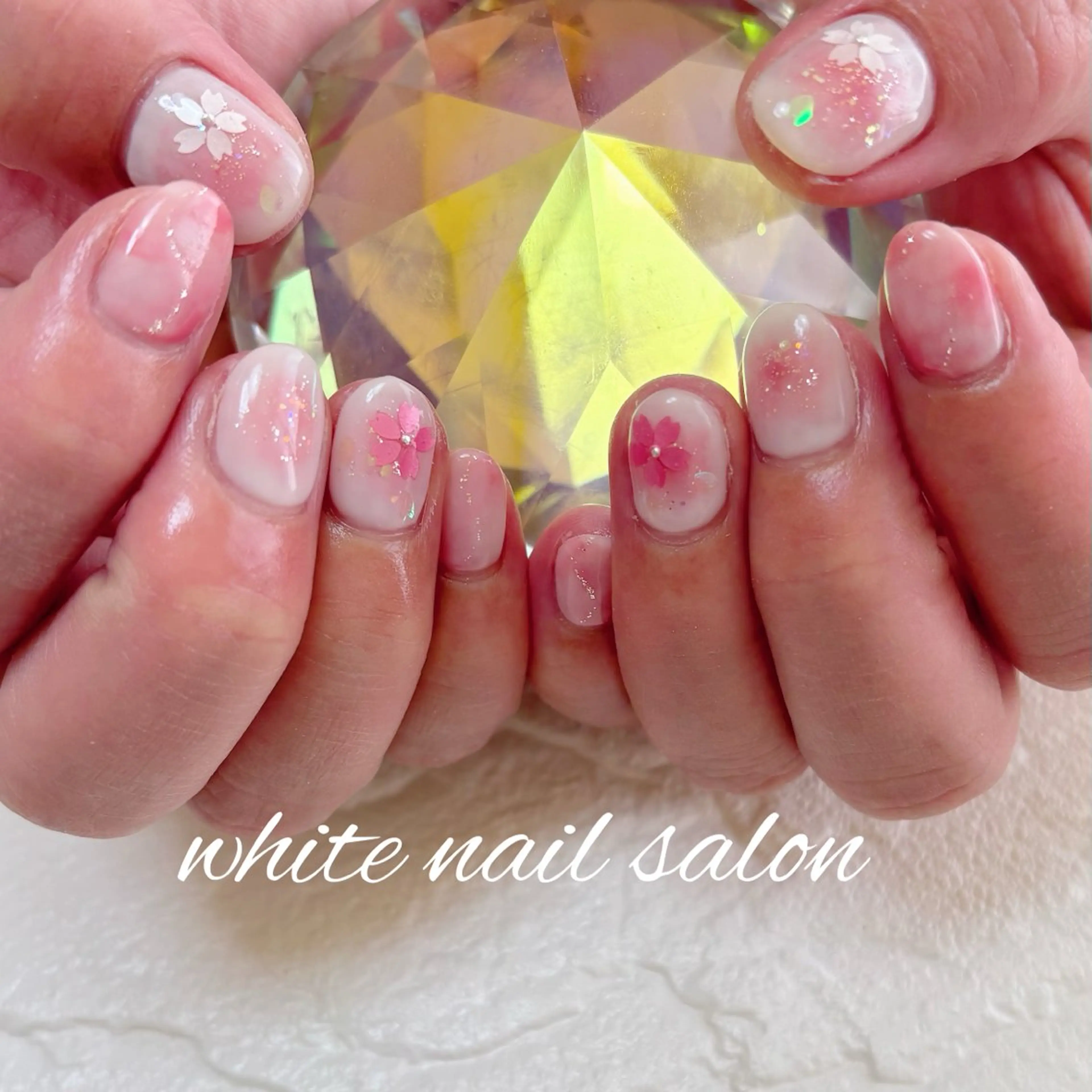 ネイル フットネイル ハンドネイル white nail salonのネイルデザイン