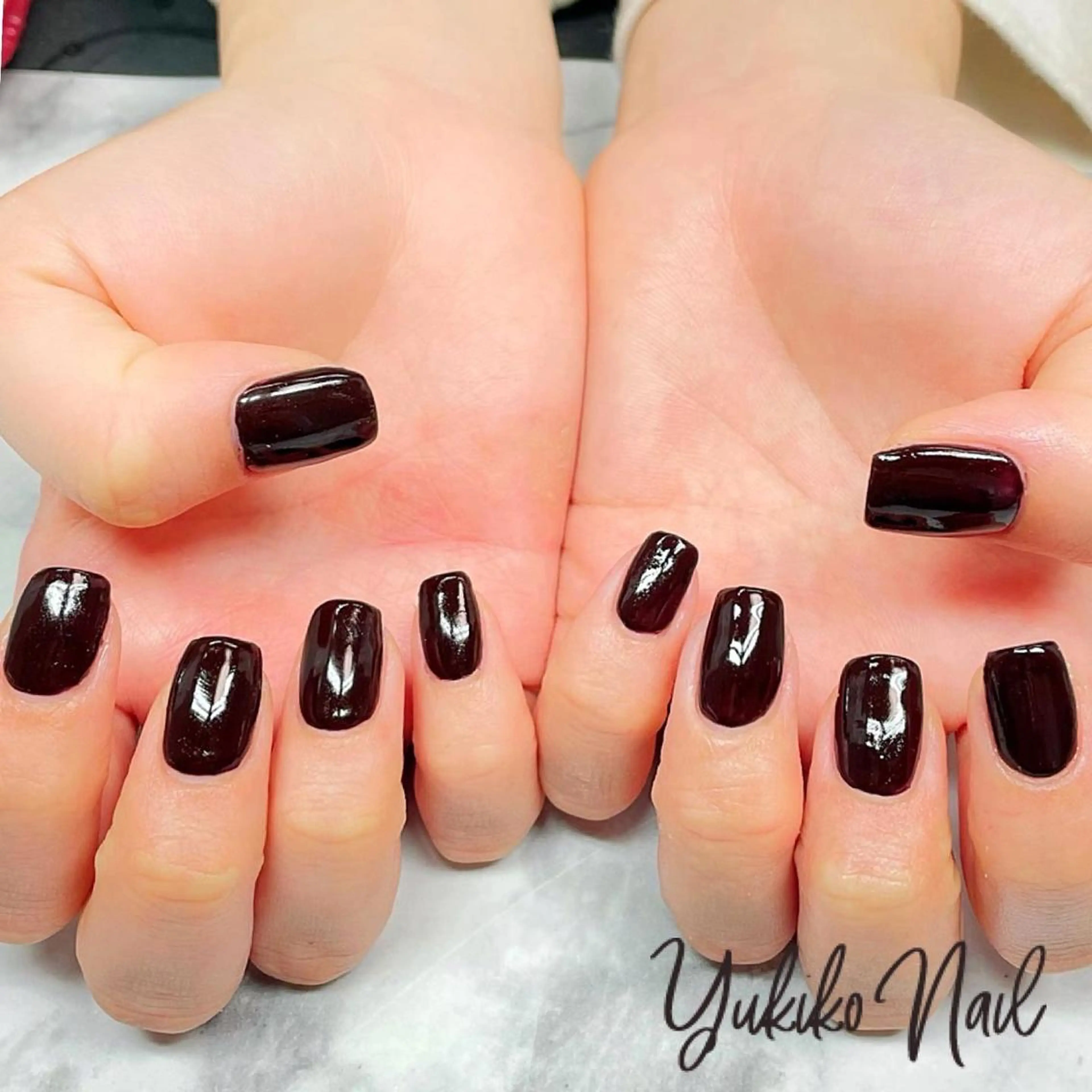 ネイル ワンカラーネイル ハンドネイル ユキコ ネイルのネイルデザイン