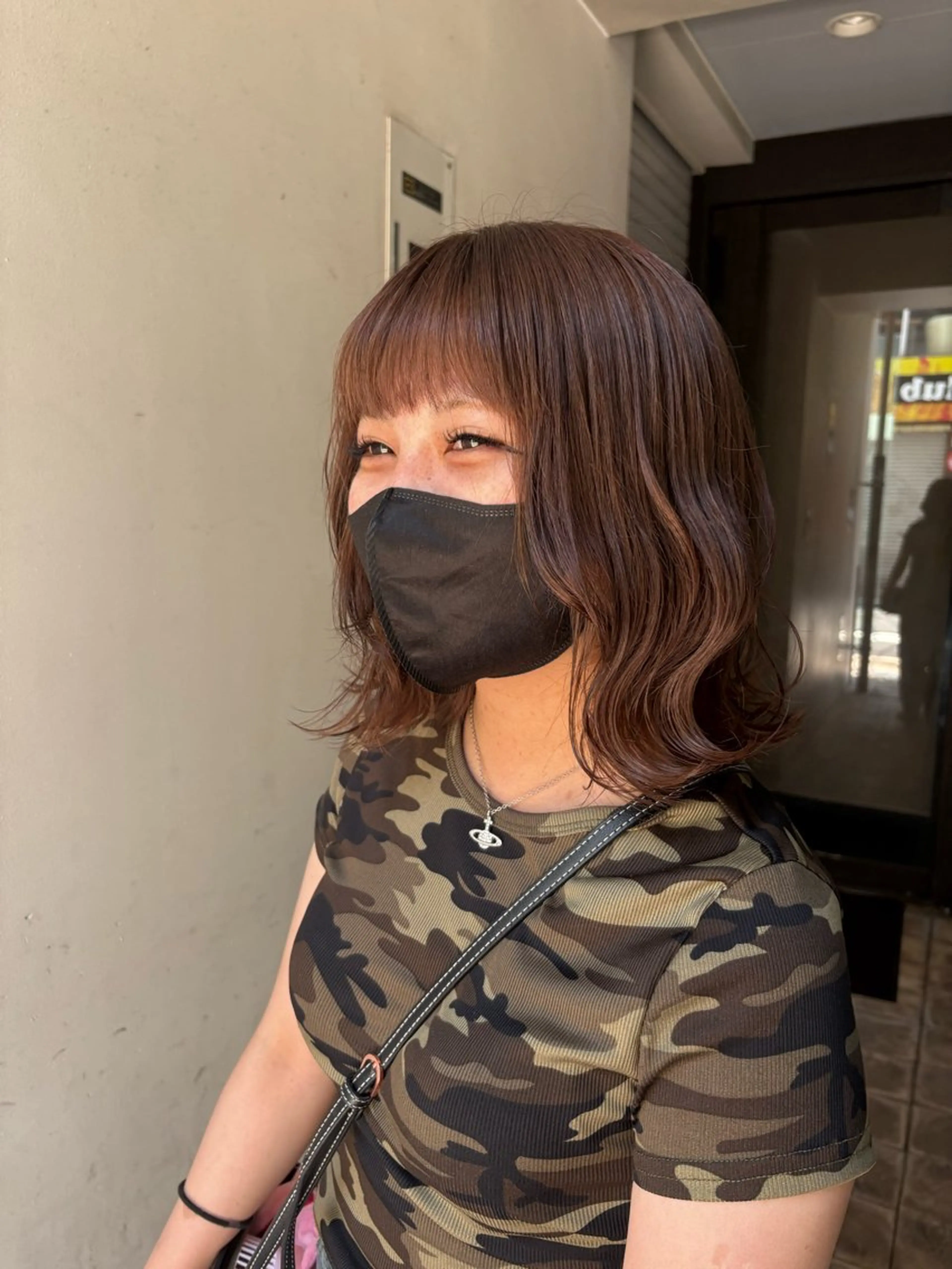 ミディアム ドアベルヘアリビング所属・カラーモデル募集中 🎗️🫧加藤志保のヘアスタイル