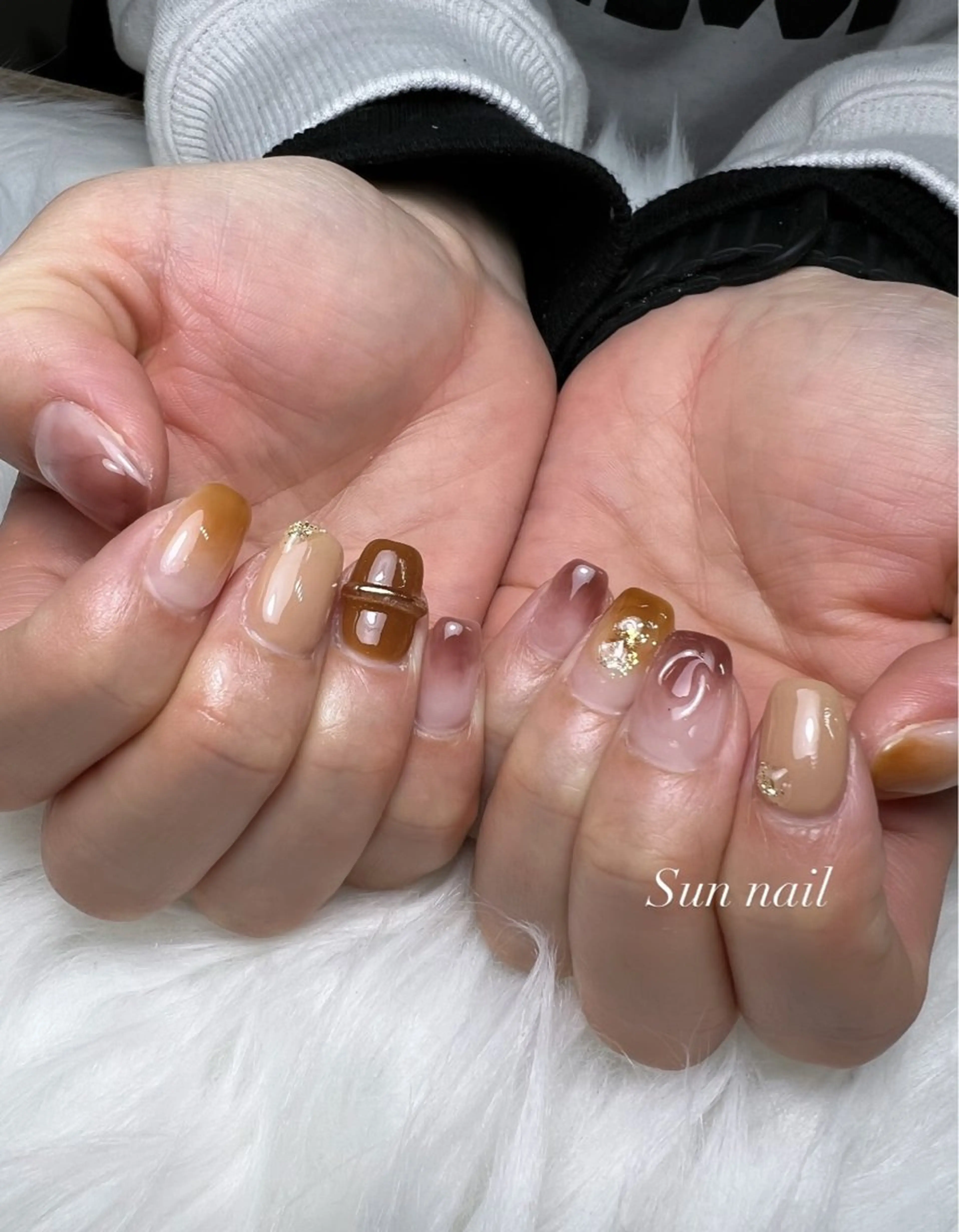 ネイル ハンドネイル フットネイル Sun nail ...ayaのネイルデザイン
