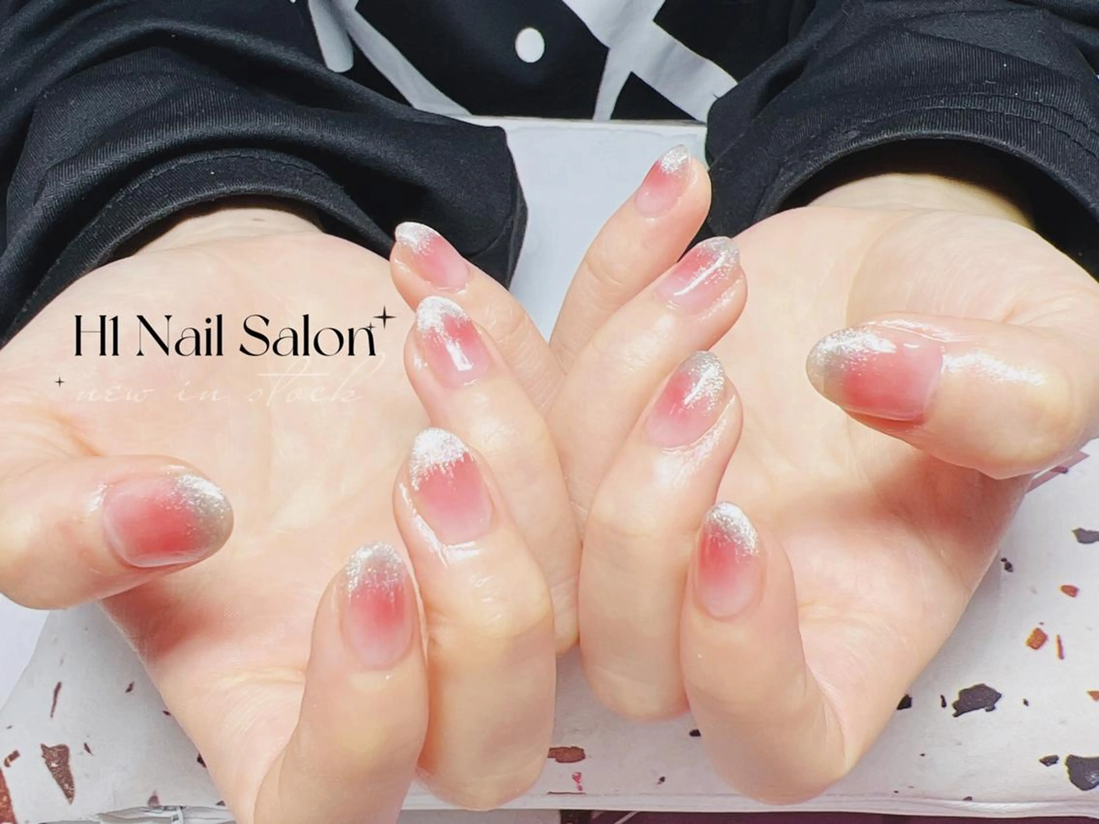 ミディアム ハンドネイル ハンドケア H1 ネイル サロンのネイルデザイン