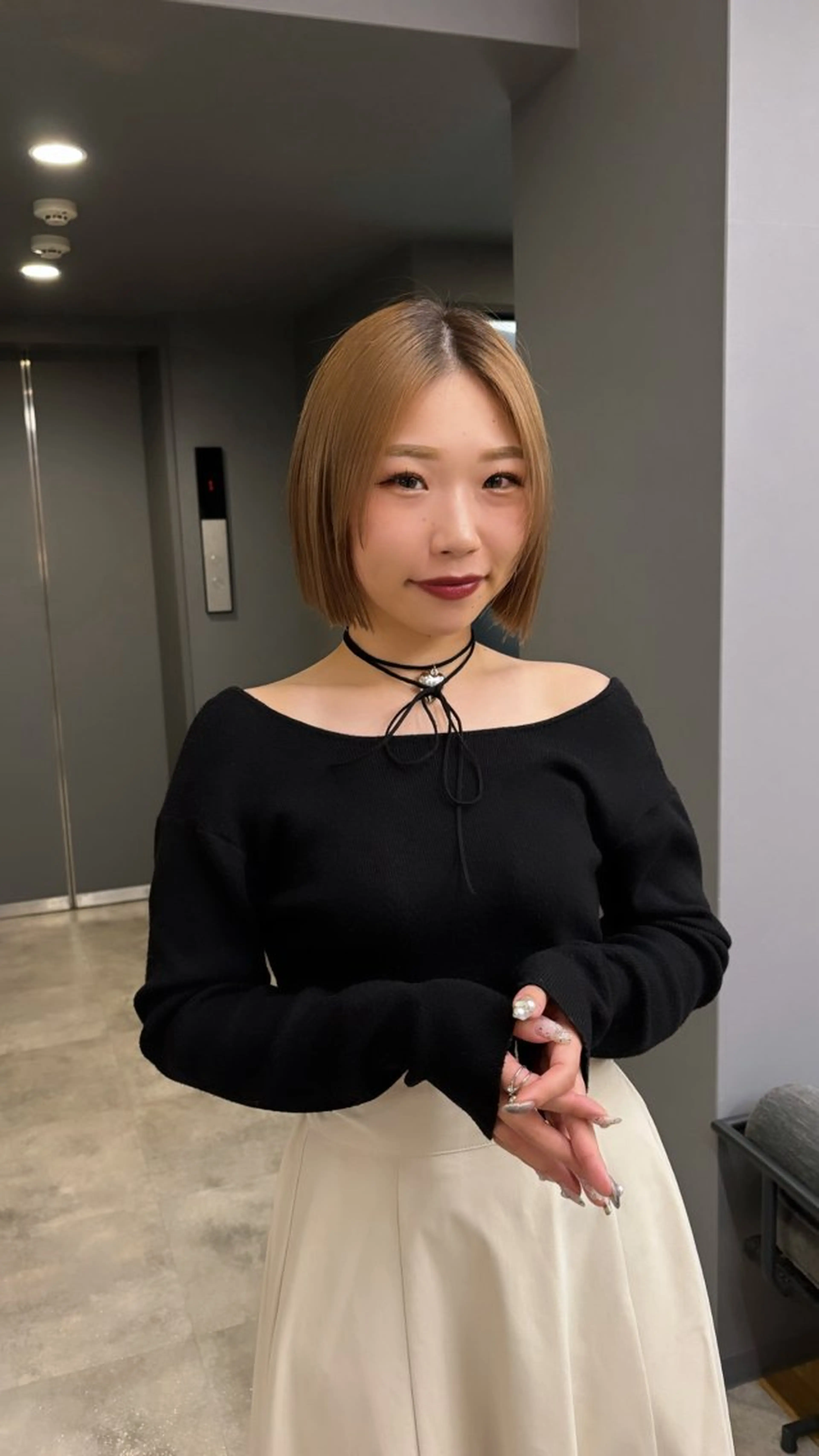ショート 重里 瑠花のヘアスタイル