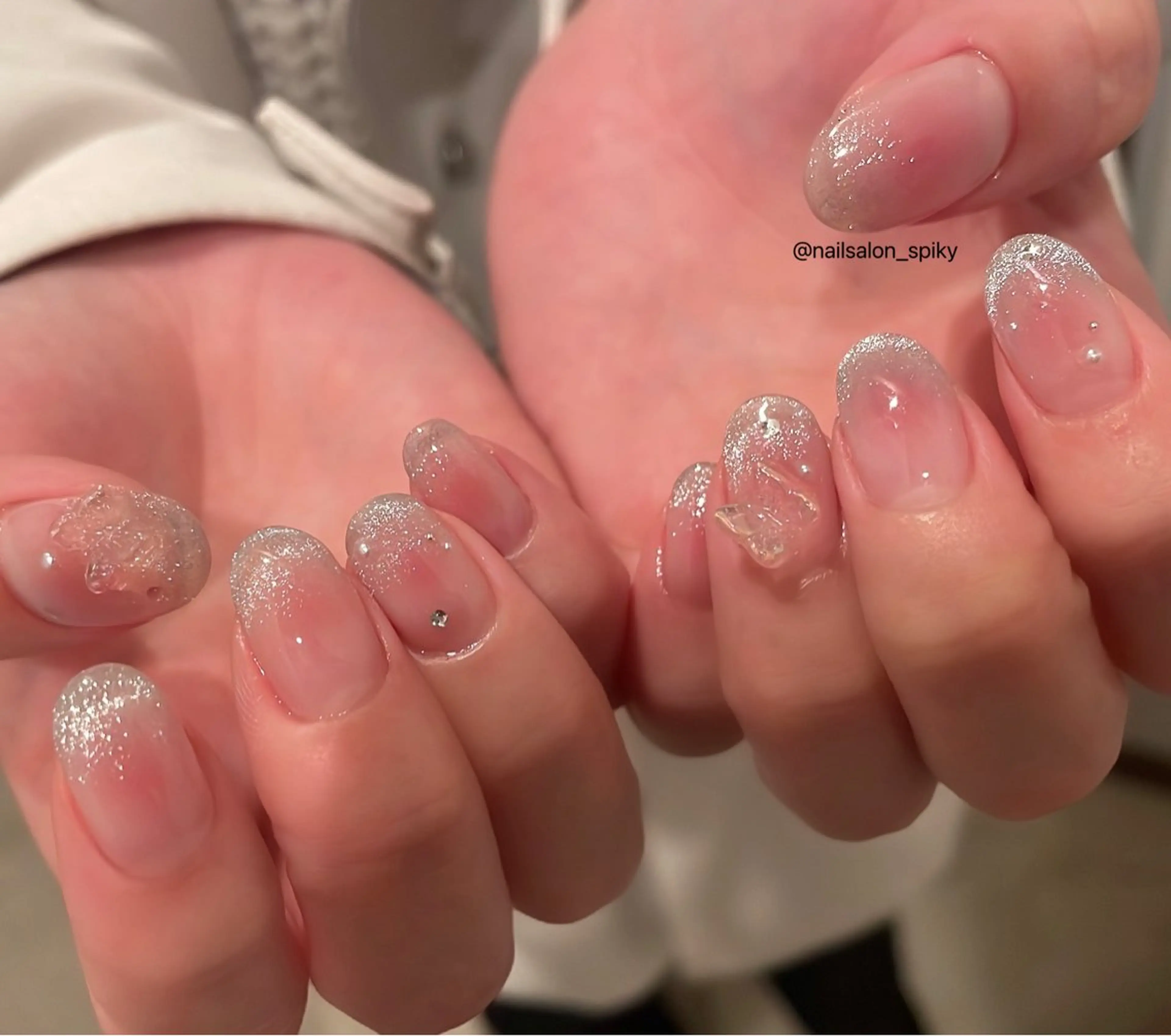 ネイル ハンドネイル Spiky とうげ ふうかのネイルデザイン